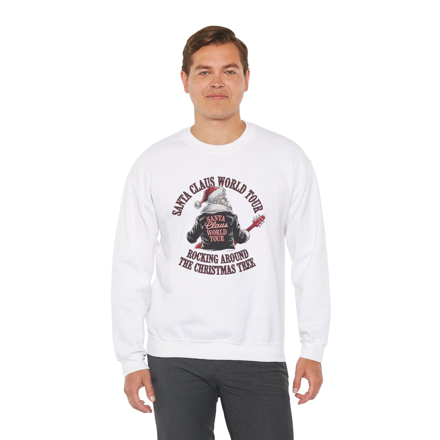Santa Claus World Tour Unisex Heavy Blend™ Crewneck Sweatshirt - sizes S-3X