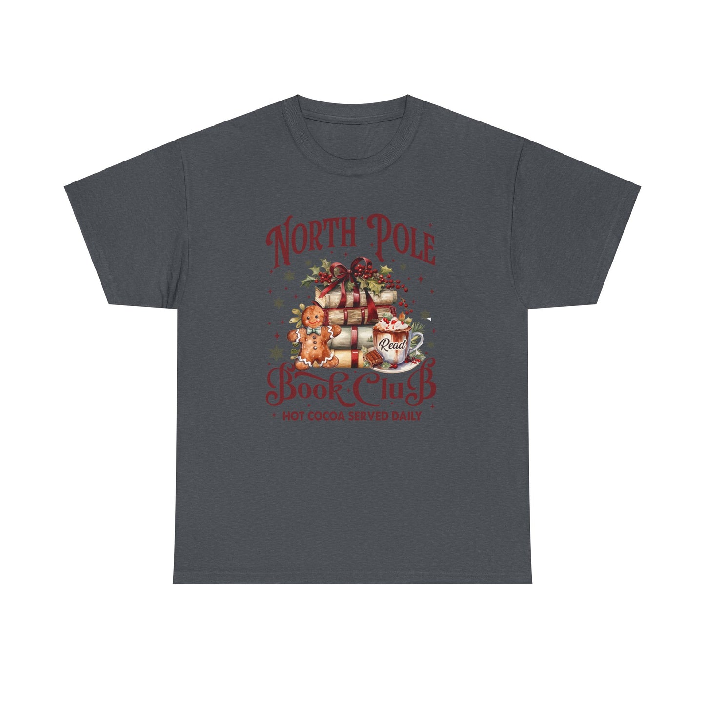 North Pole Book Club Unisex Heavy Cotton Tee - sizes S - 3X
