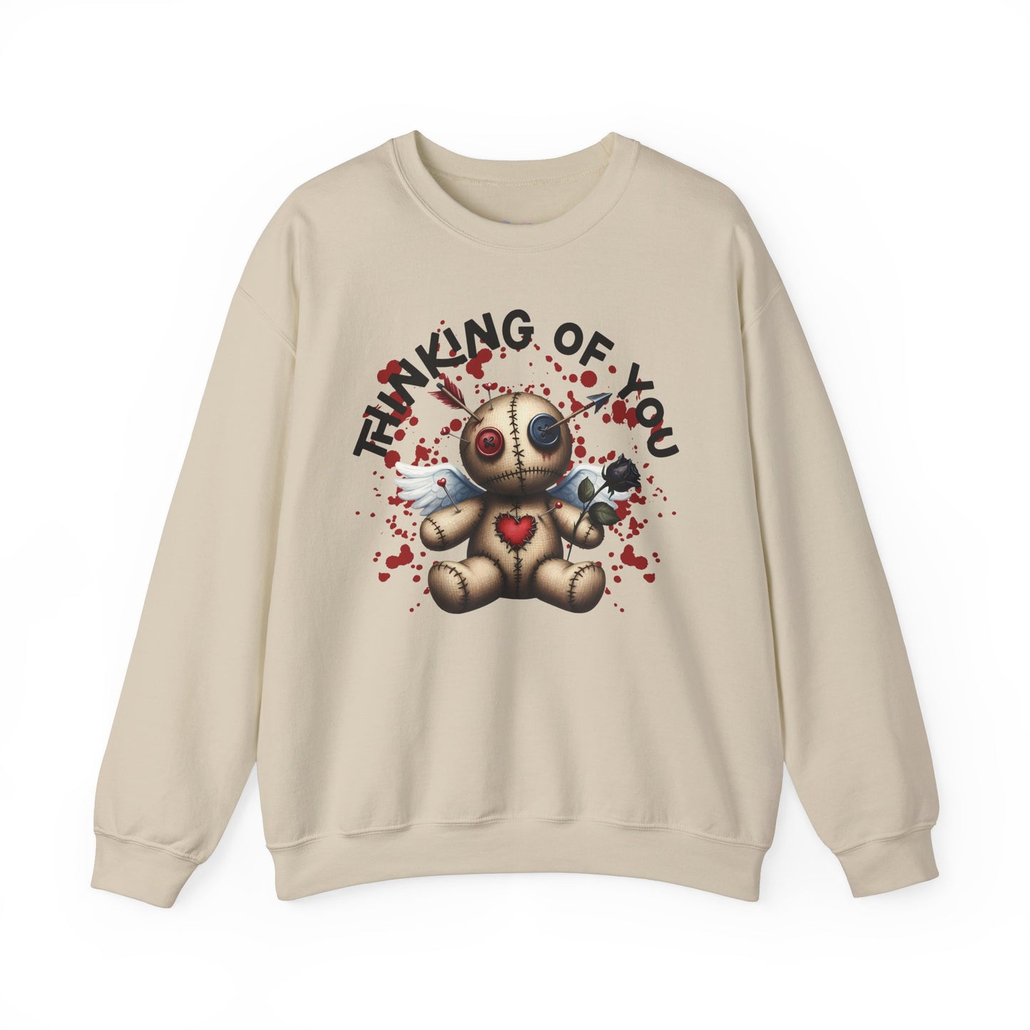 Anti-Valentine Thinking of You Unisex Heavy Blend™ Crewneck Sweatshirt - S - 5X
