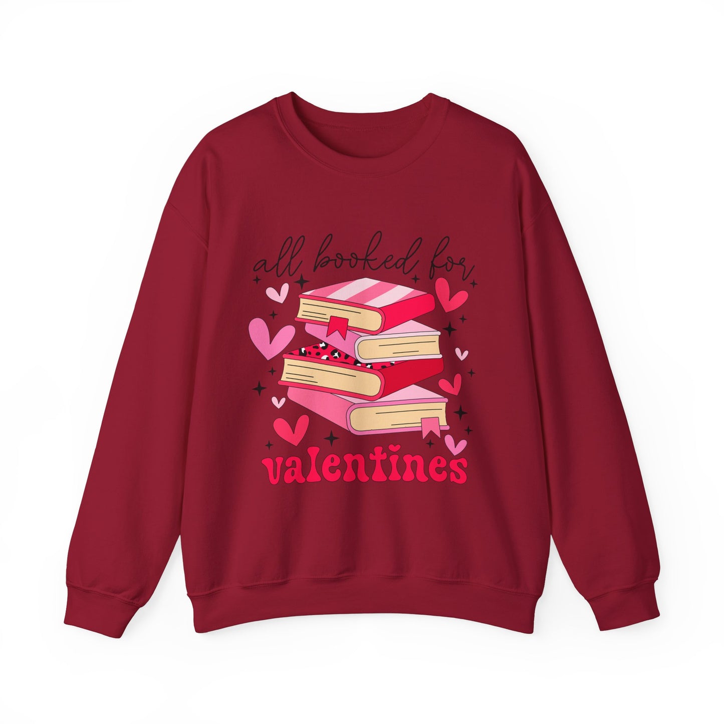Book Lover Valentine's Day Unisex Sweatshirt - sizes S - 5X