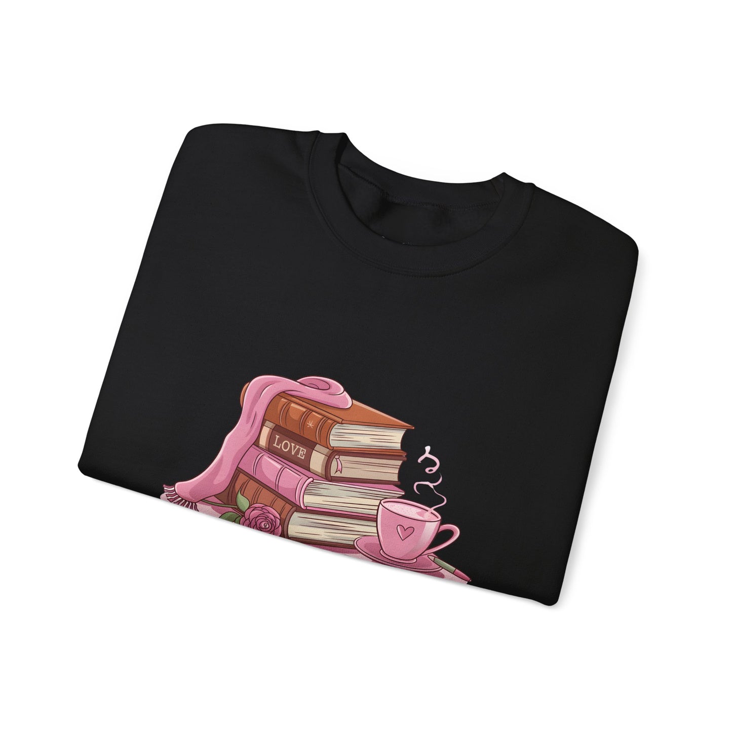 Valentine's Day Book Lover Crewneck Sweatshirt - S - 5X
