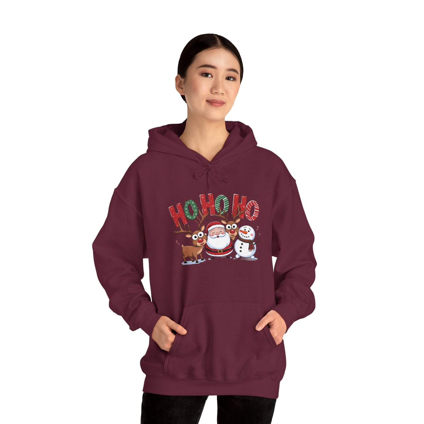HoHoHo Unisex Heavy Blend™ Hooded Sweatshirt - S - 3X