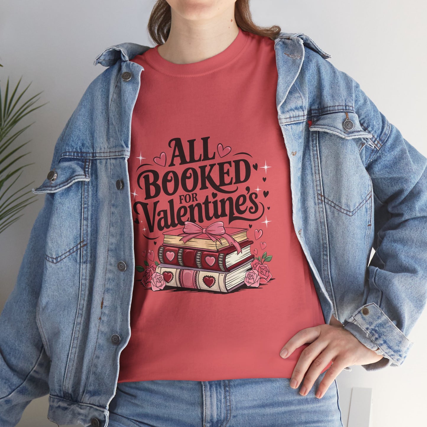 Valentine's Day Book Lover Unisex Tee - sizes S - 5X