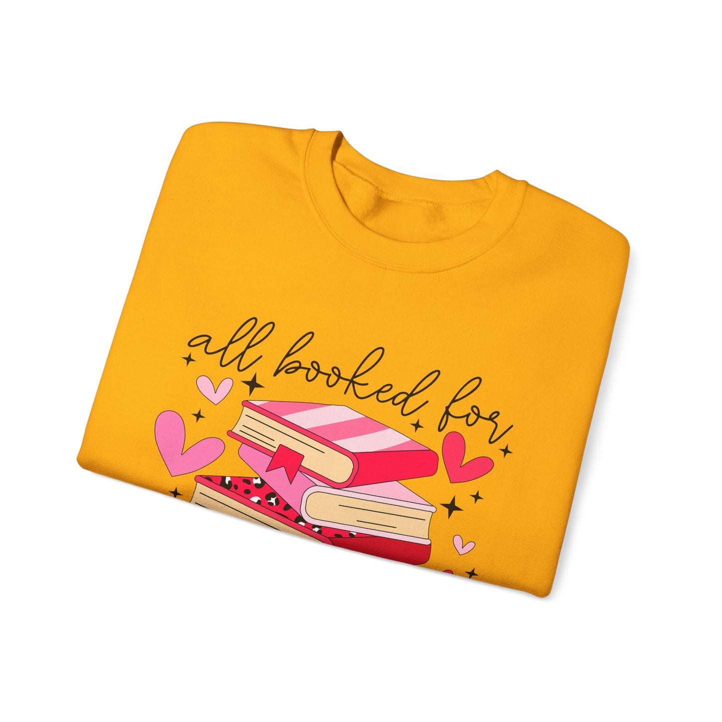 Book Lover Valentine's Day Unisex Sweatshirt - sizes S - 5X