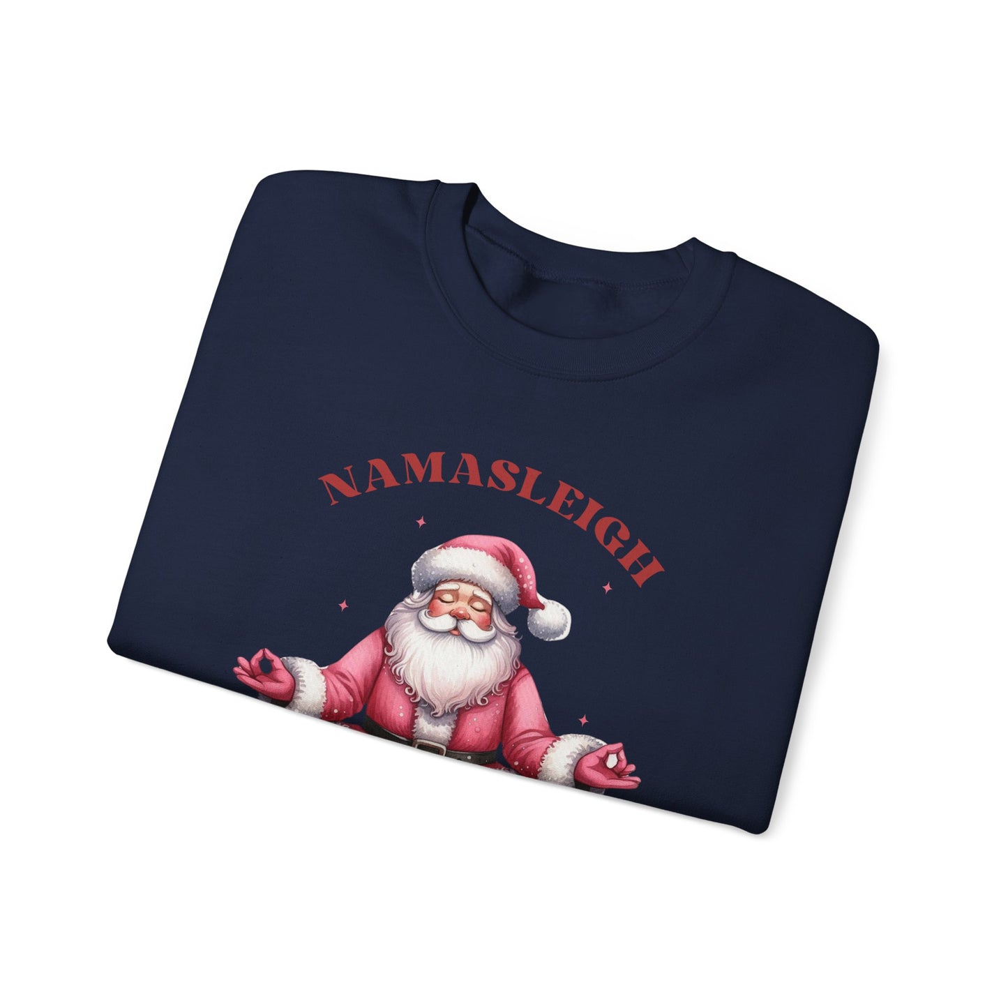 Santa Namasleigh Unisex Heavy Blend™ Crewneck Sweatshirt - size S - 3X