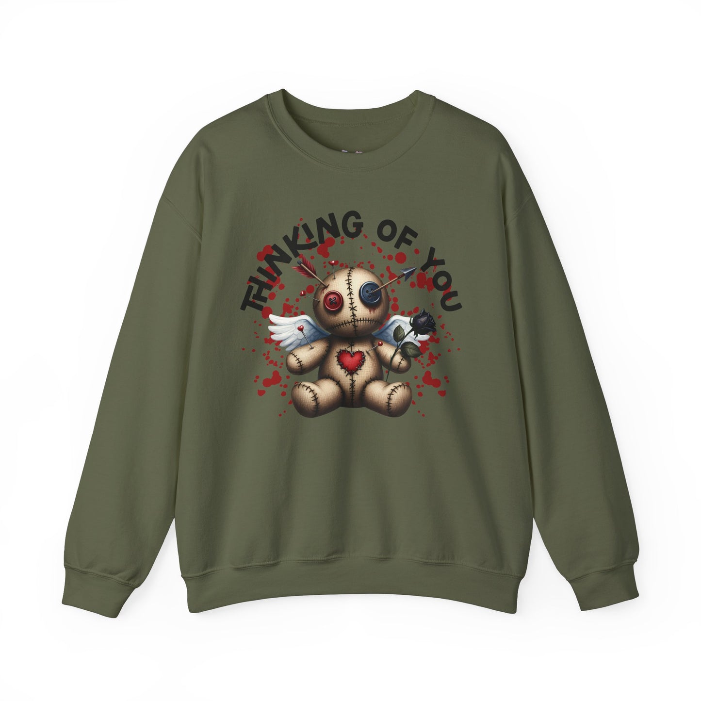 Anti-Valentine Thinking of You Unisex Heavy Blend™ Crewneck Sweatshirt - S - 5X