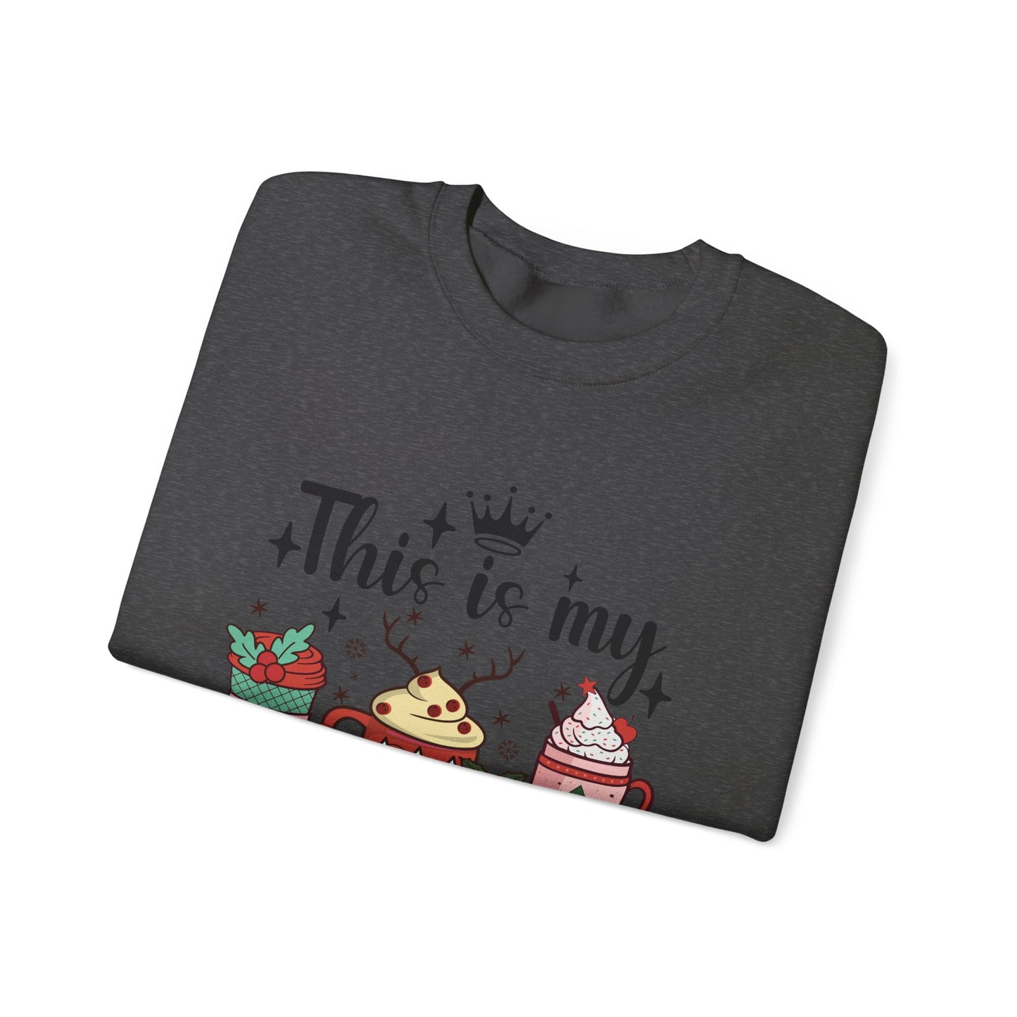 This is my Christmas movie watching shirt Unisex Heavy Blend™ Crewneck Sweatshirt - S - 5X sizes