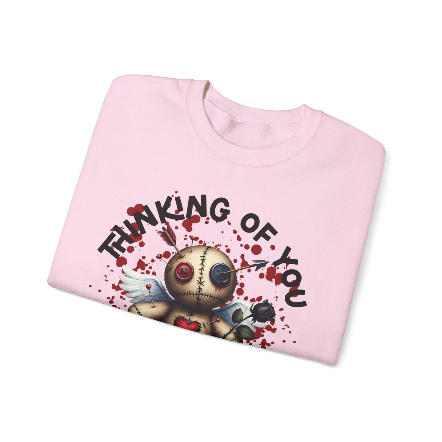 Anti-Valentine Thinking of You Unisex Heavy Blend™ Crewneck Sweatshirt - S - 5X