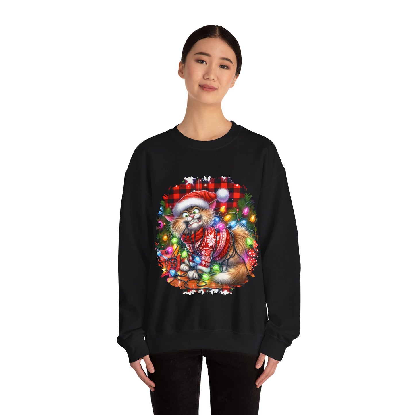 Christmas Cat Unisex Sweatshirt