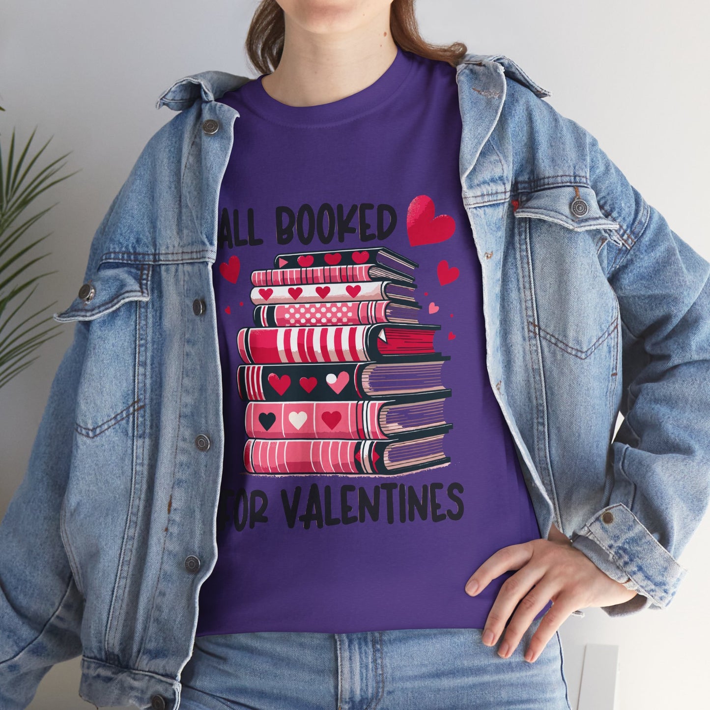 Valentine's Day Book Lover Unisex Tee - sizes S - 5X