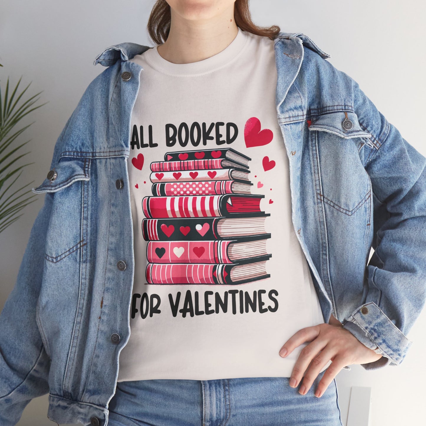 Valentine's Day Book Lover Unisex Tee - sizes S - 5X
