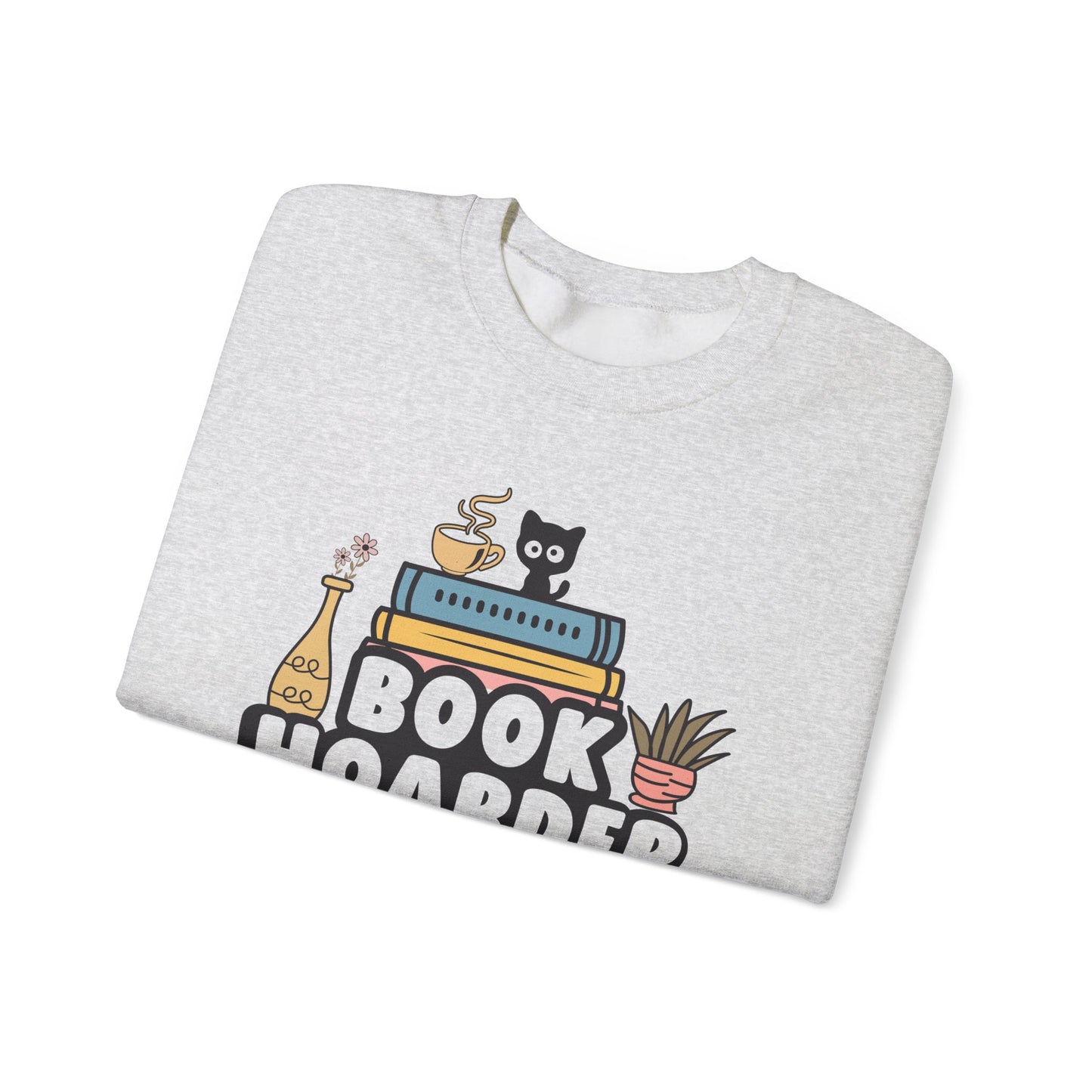 Book Hoarder Unisex Heavy Blend Sweatshirt - size S - 3X