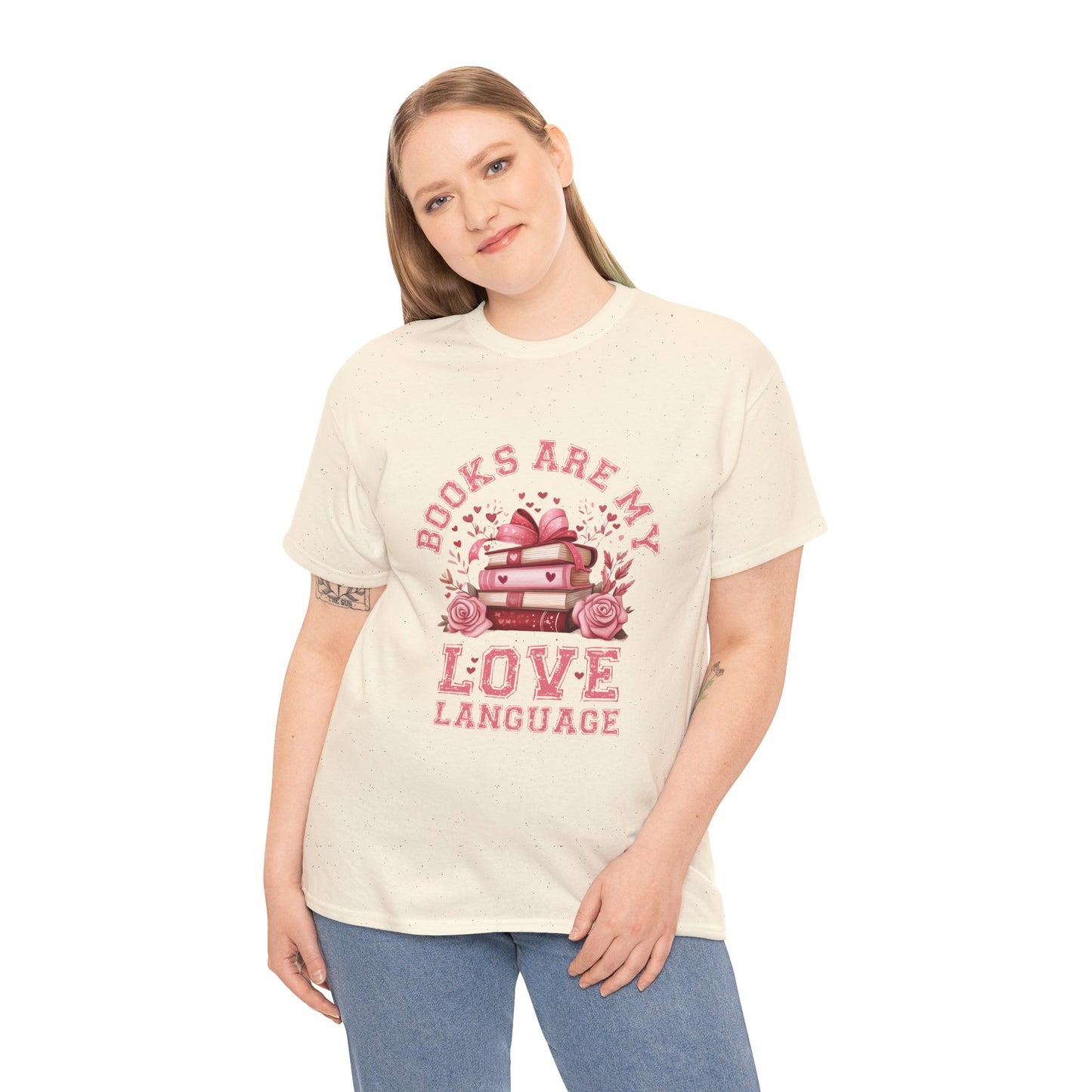 Books are My Love Language Unisex Tee - Valentine's Day Gift for Book Lovers