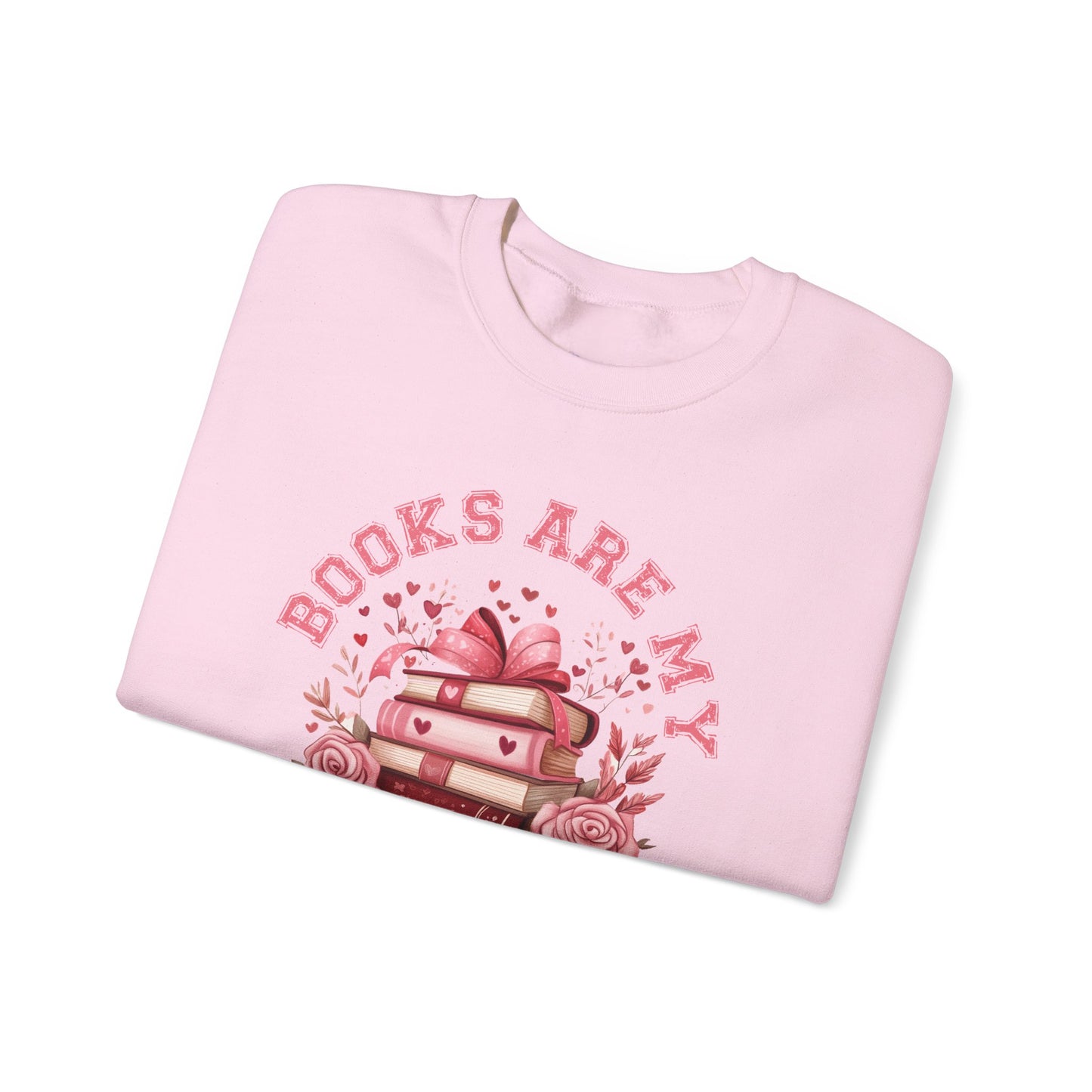 Books are my Love Language Unisex Heavy Blend Crewneck Sweatshirt - size S - 5X