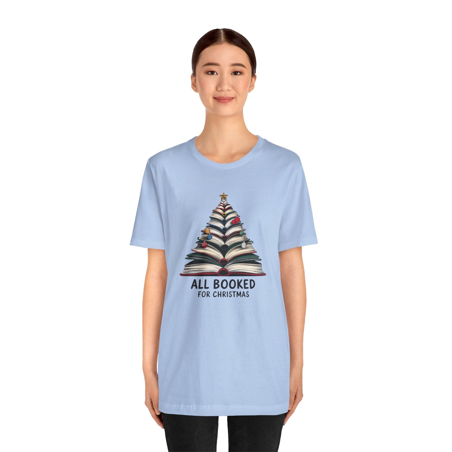All Booked for Christmas Unisex Jersey Short Sleeve T-shirt - sizes S - 3X
