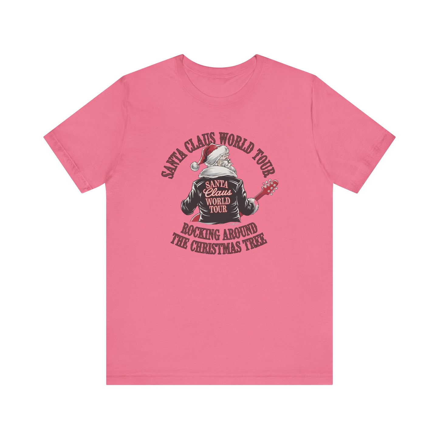 Santa Claus World Tour Tee - Festive Christmas Unisex Jersey Short SleeveT-Shirt - sizes S-3X