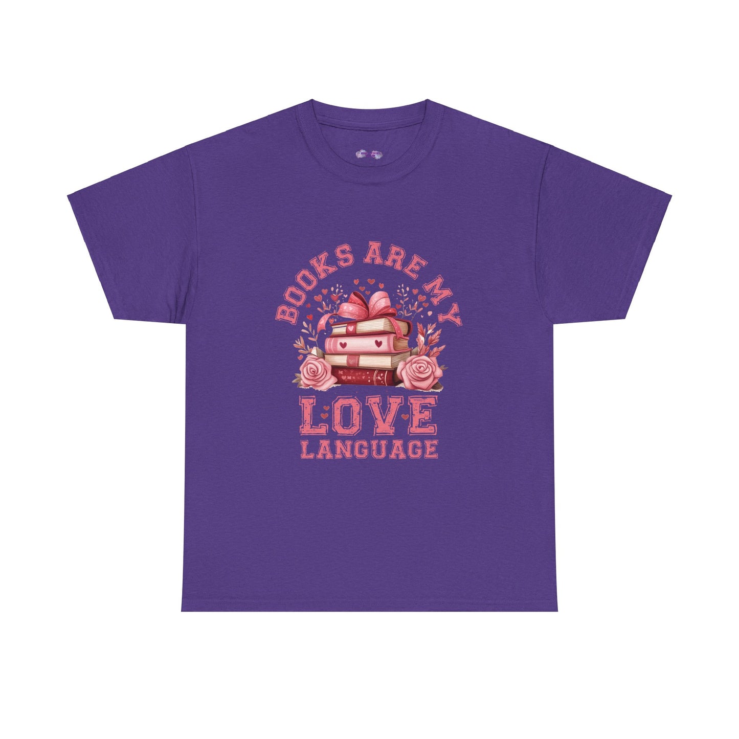 Books are My Love Language Unisex Tee - Valentine's Day Gift for Book Lovers