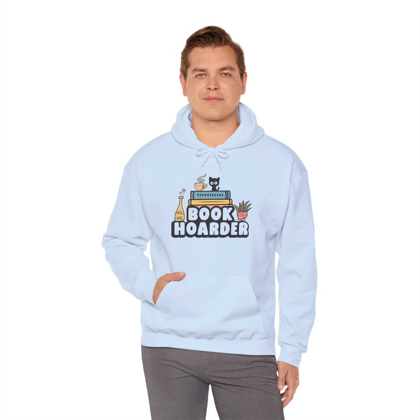 Book Hoarder Unisex Heavy Blend™ Hooded Sweatshirt - sizes S - 3X