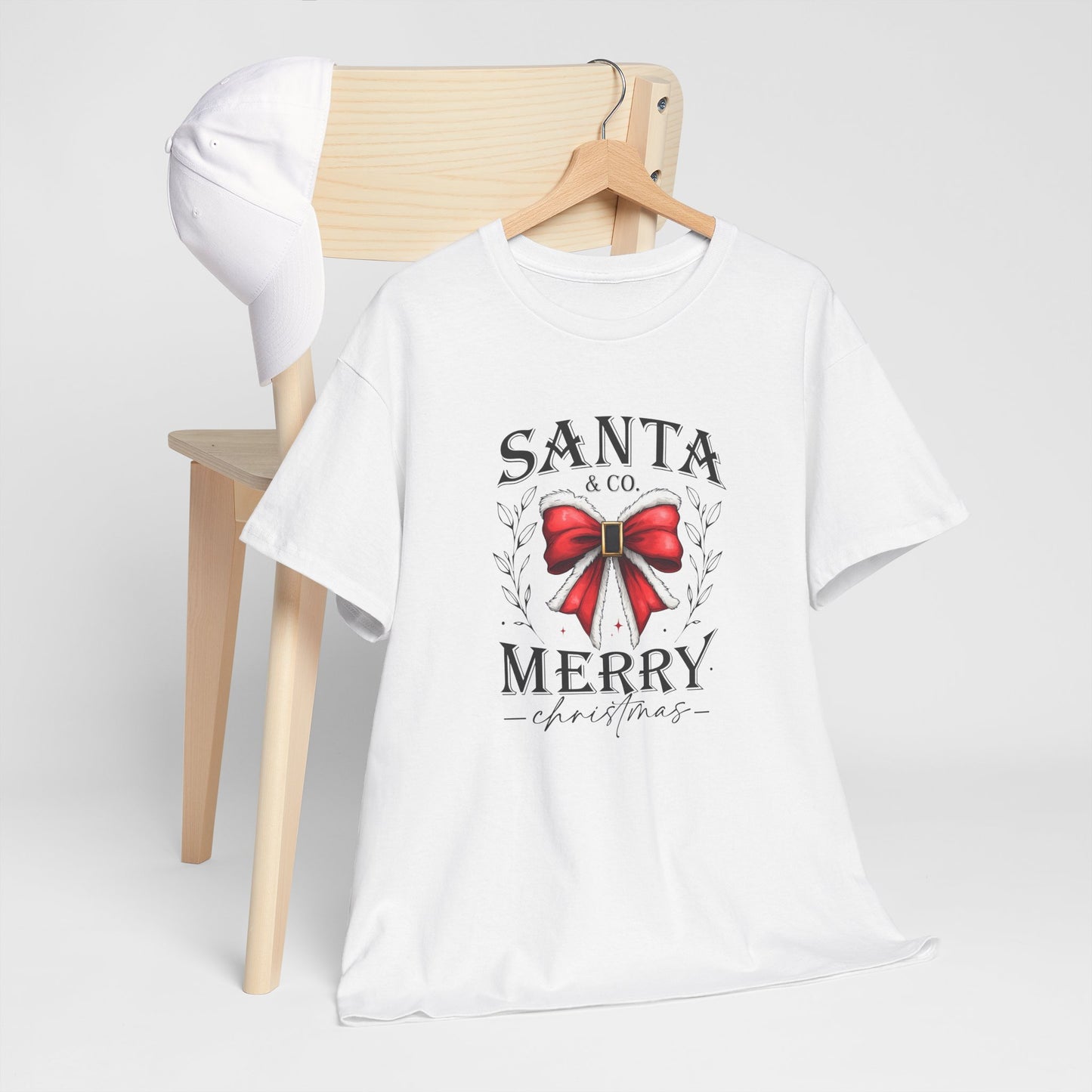 Santa and Company Merry Christmas Unisex Heavy Cotton Tee - sizes S - 5X