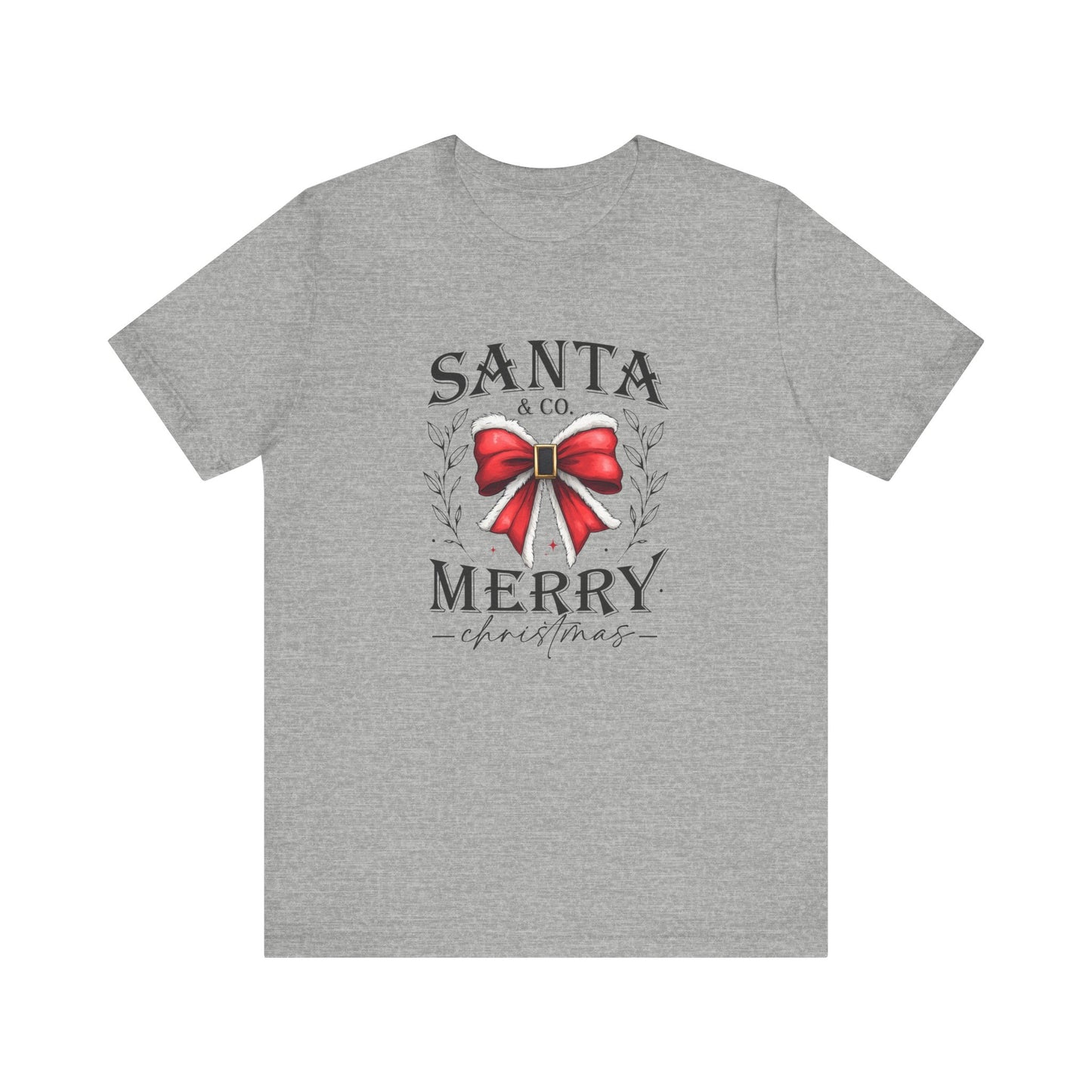 Santa and Co Merry Christmas Unisex Jersey Short Sleeve Tee - sizes S - 5X