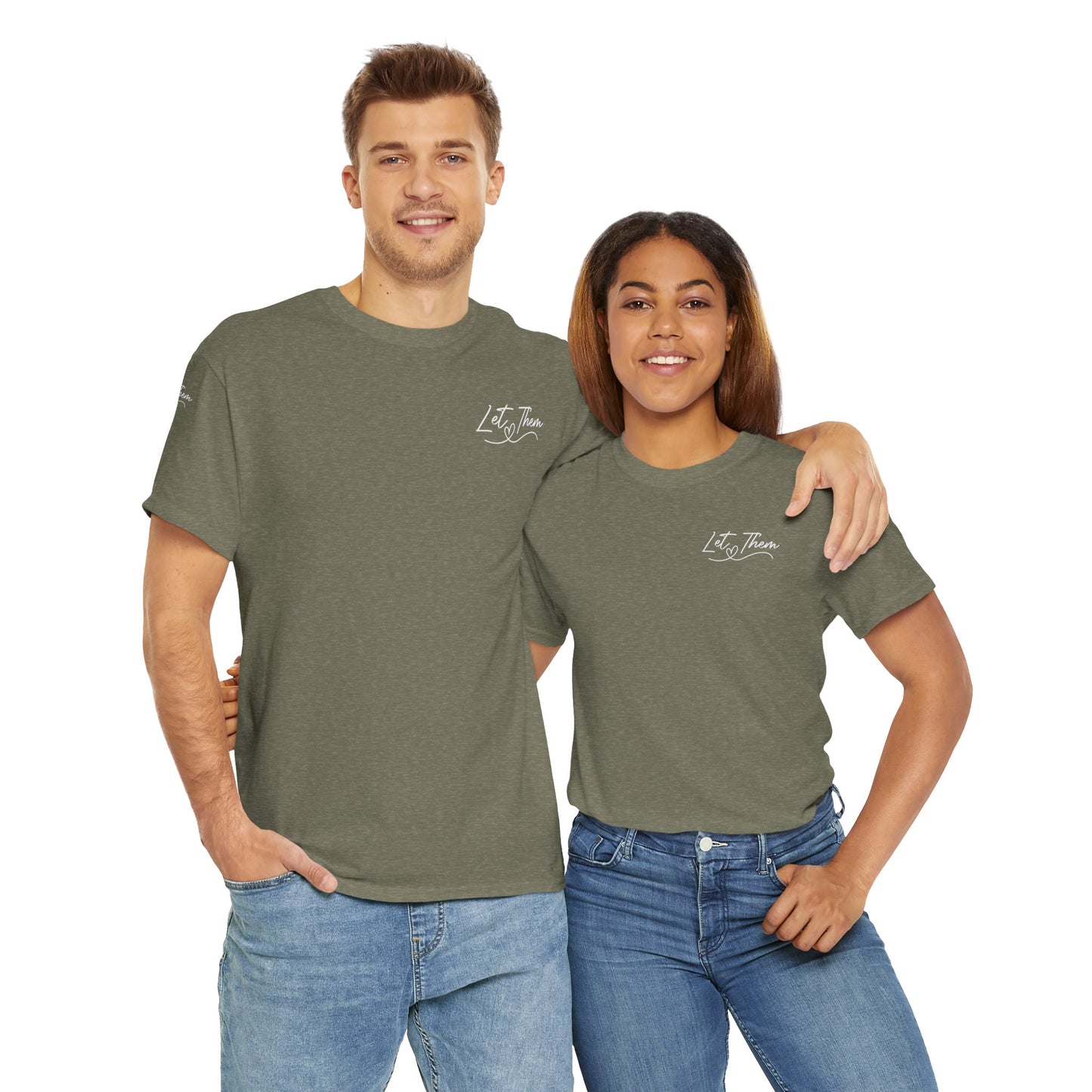 Let Them Unisex Heavy Cotton Tee