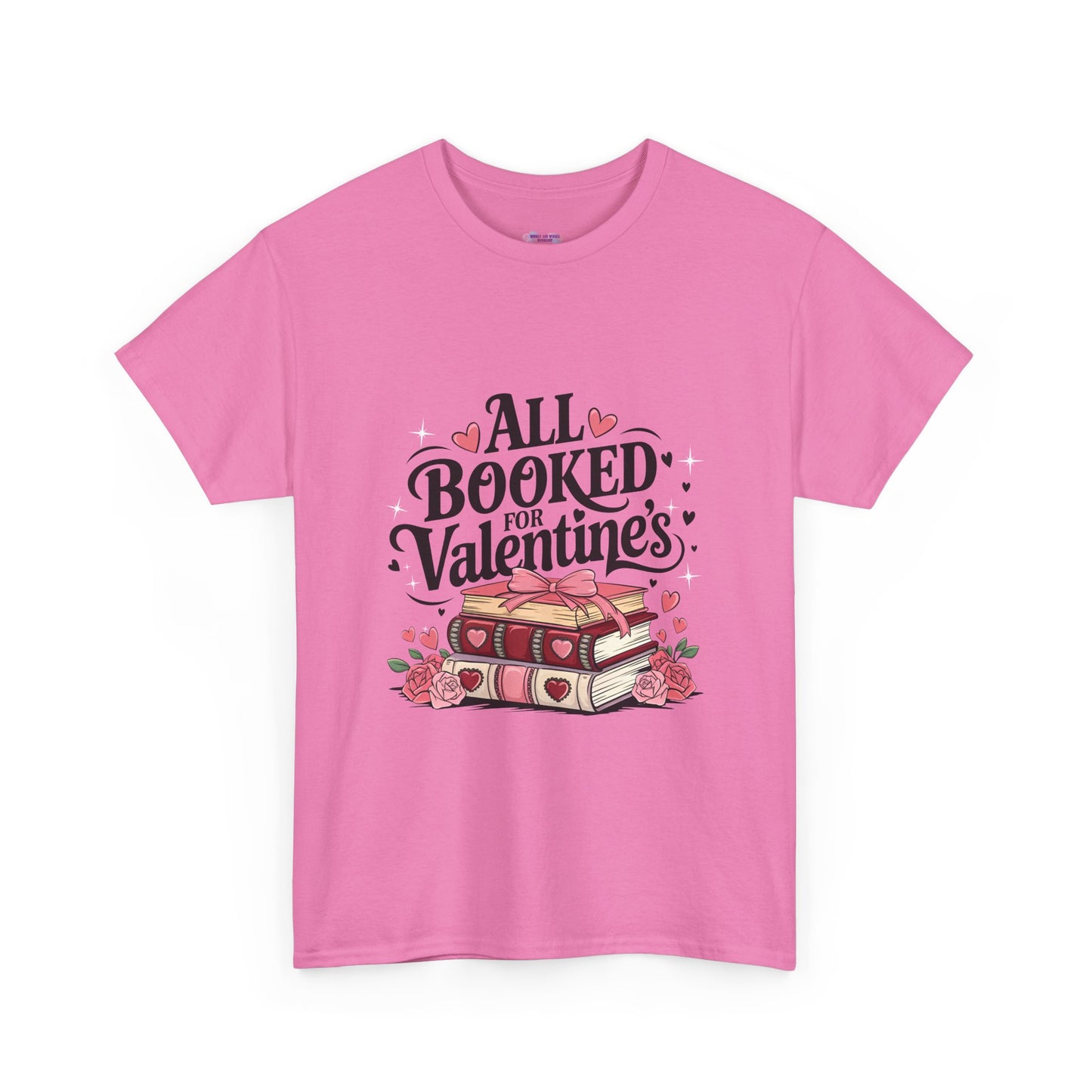 Valentine's Day Book Lover Unisex Tee - sizes S - 5X