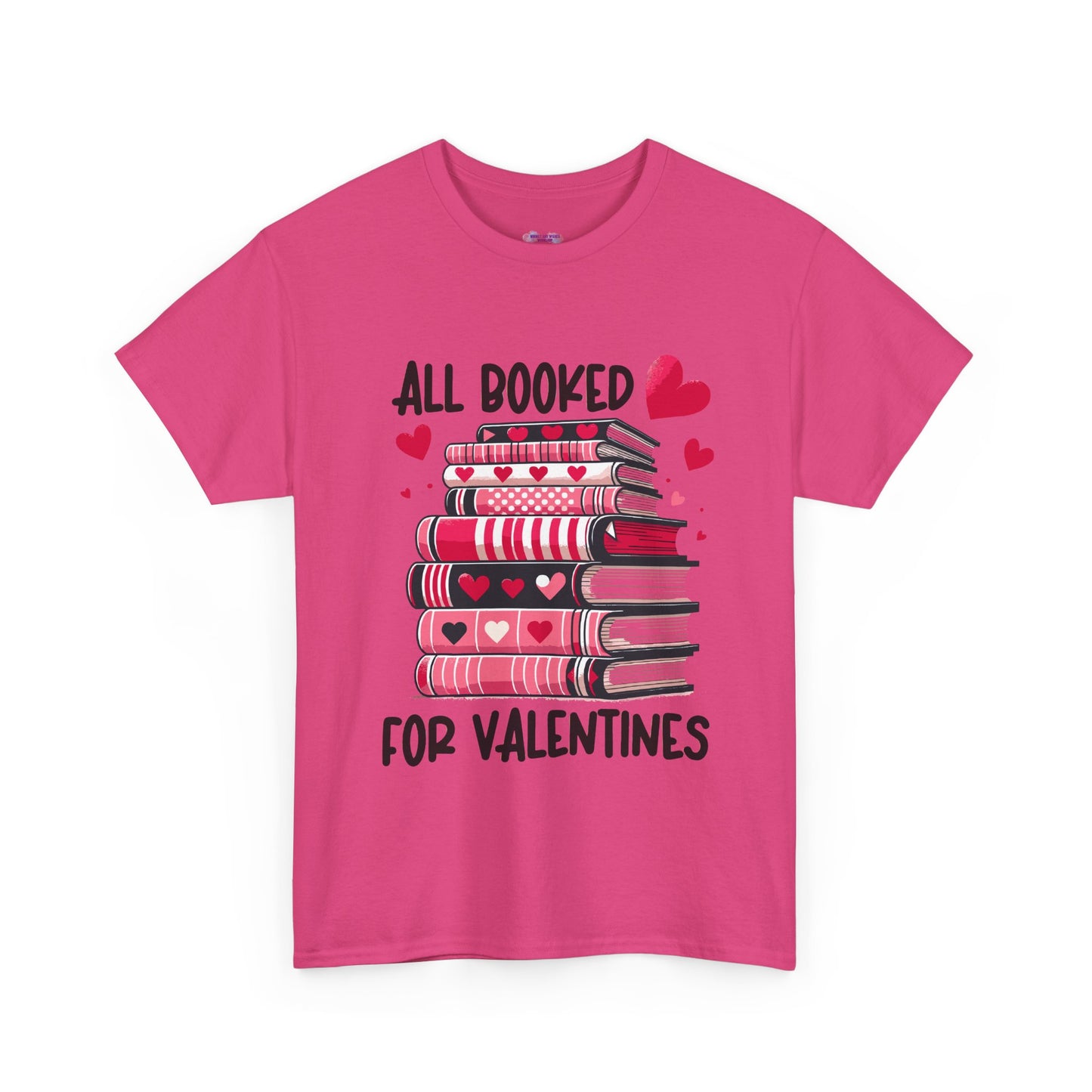 Valentine's Day Book Lover Unisex Tee - sizes S - 5X
