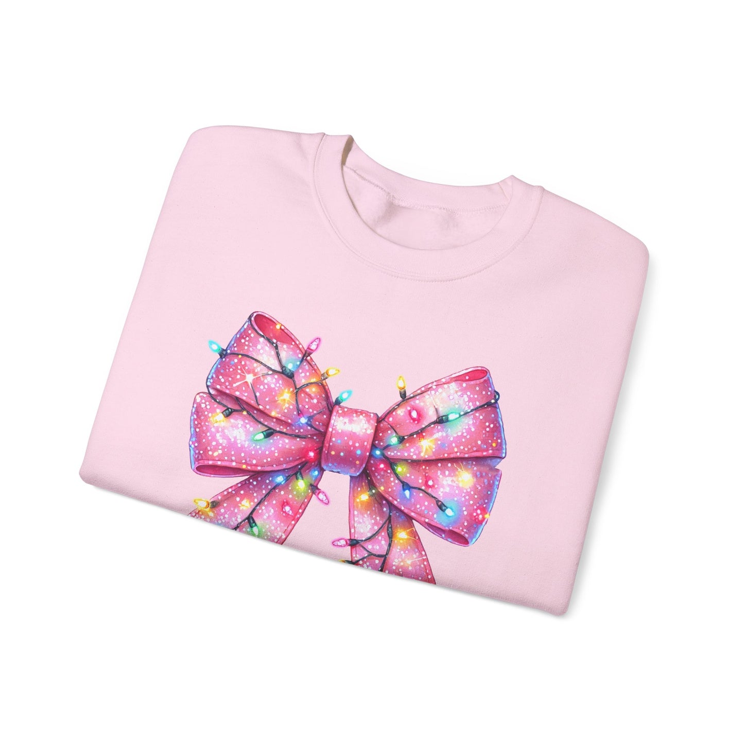 Big Pink Bow Unisex Heavy Blend™ Crewneck Sweatshirt - sizes S - 3X