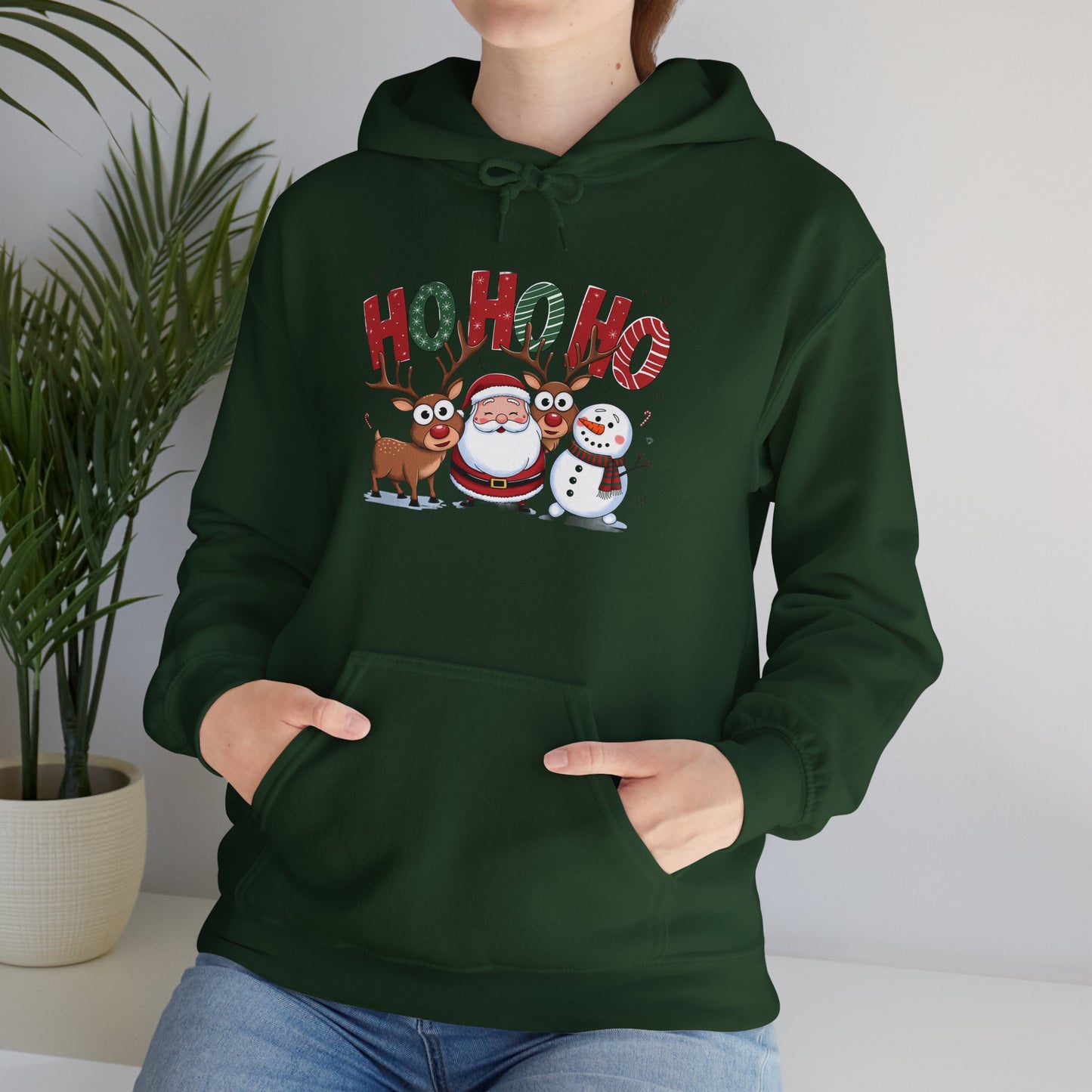 HoHoHo Unisex Heavy Blend™ Hooded Sweatshirt - S - 3X