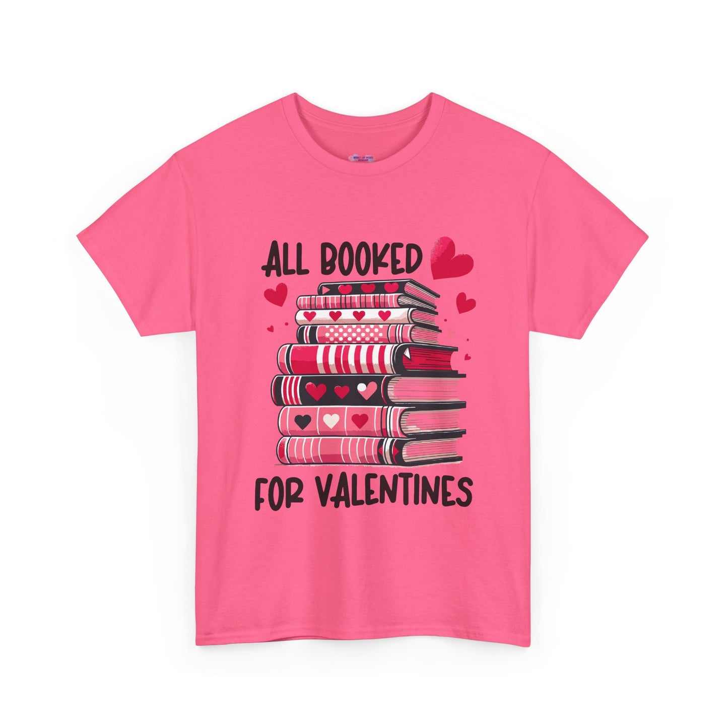 Valentine's Day Book Lover Unisex Tee - sizes S - 5X