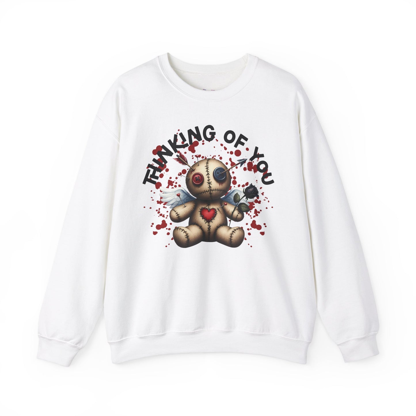 Anti-Valentine Thinking of You Unisex Heavy Blend™ Crewneck Sweatshirt - S - 5X