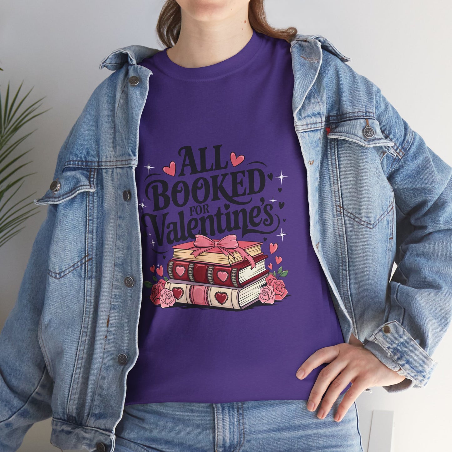 Valentine's Day Book Lover Unisex Tee - sizes S - 5X