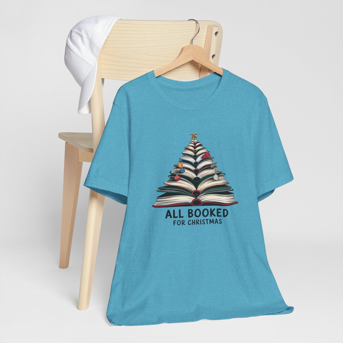 All Booked for Christmas Unisex Jersey Short Sleeve T-shirt - sizes S - 3X
