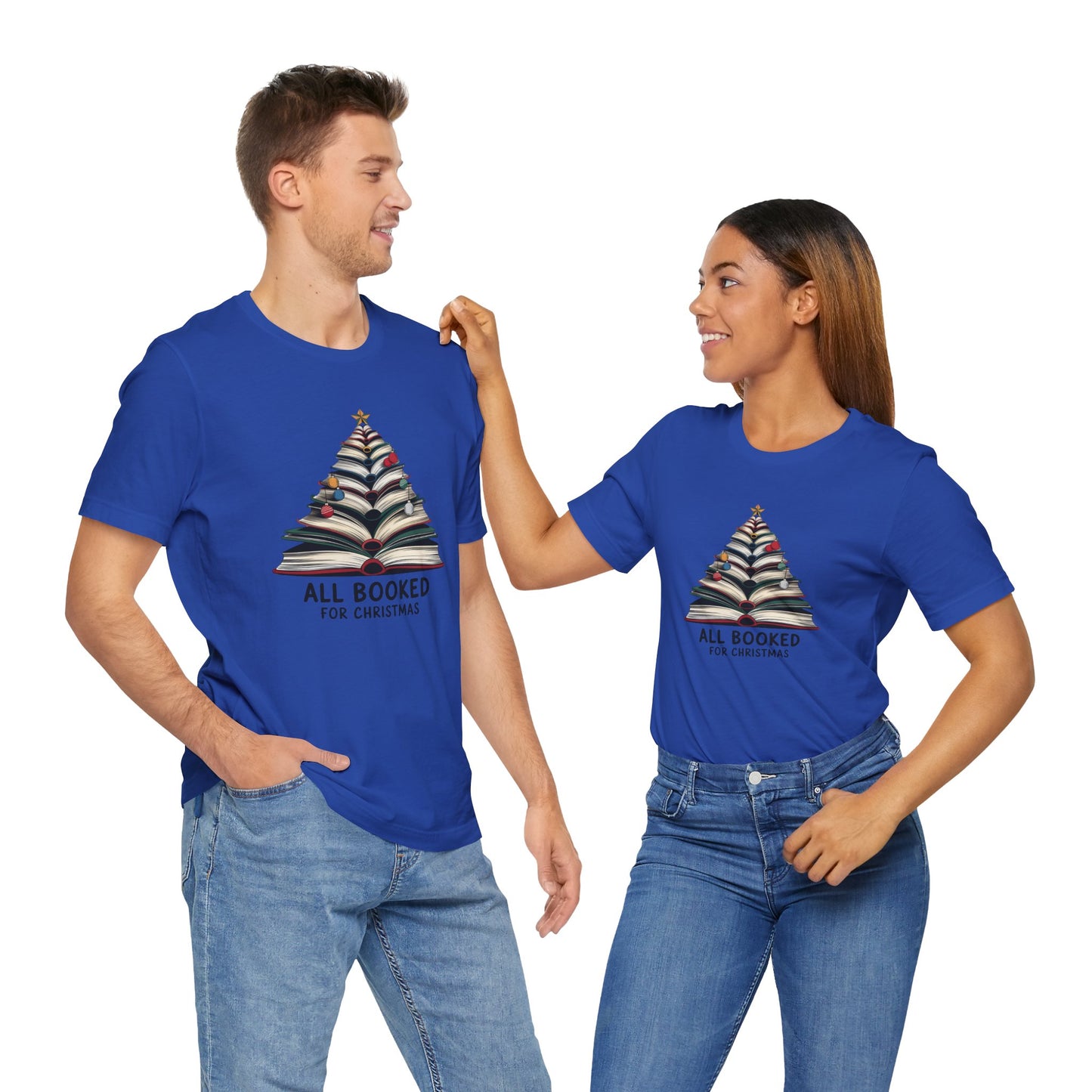 All Booked for Christmas Unisex Jersey Short Sleeve T-shirt - sizes S - 3X
