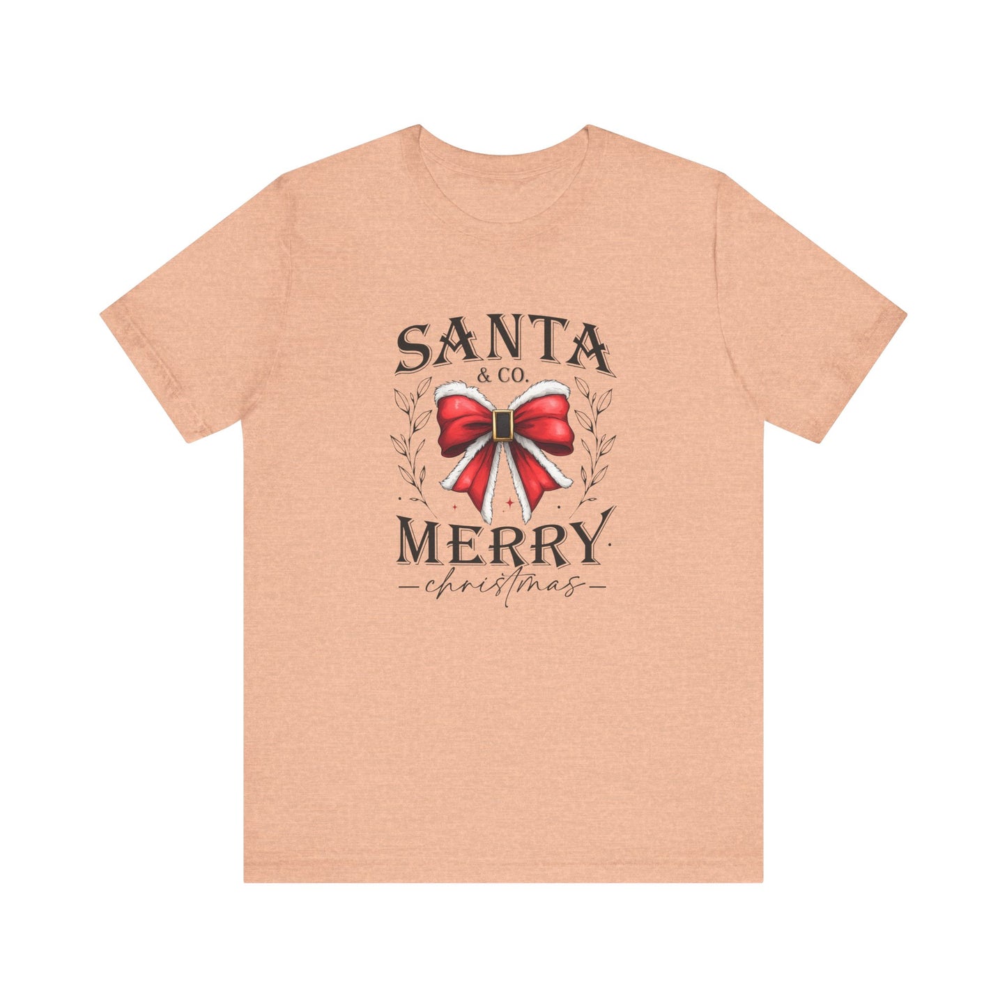 Santa and Co Merry Christmas Unisex Jersey Short Sleeve Tee - sizes S - 5X