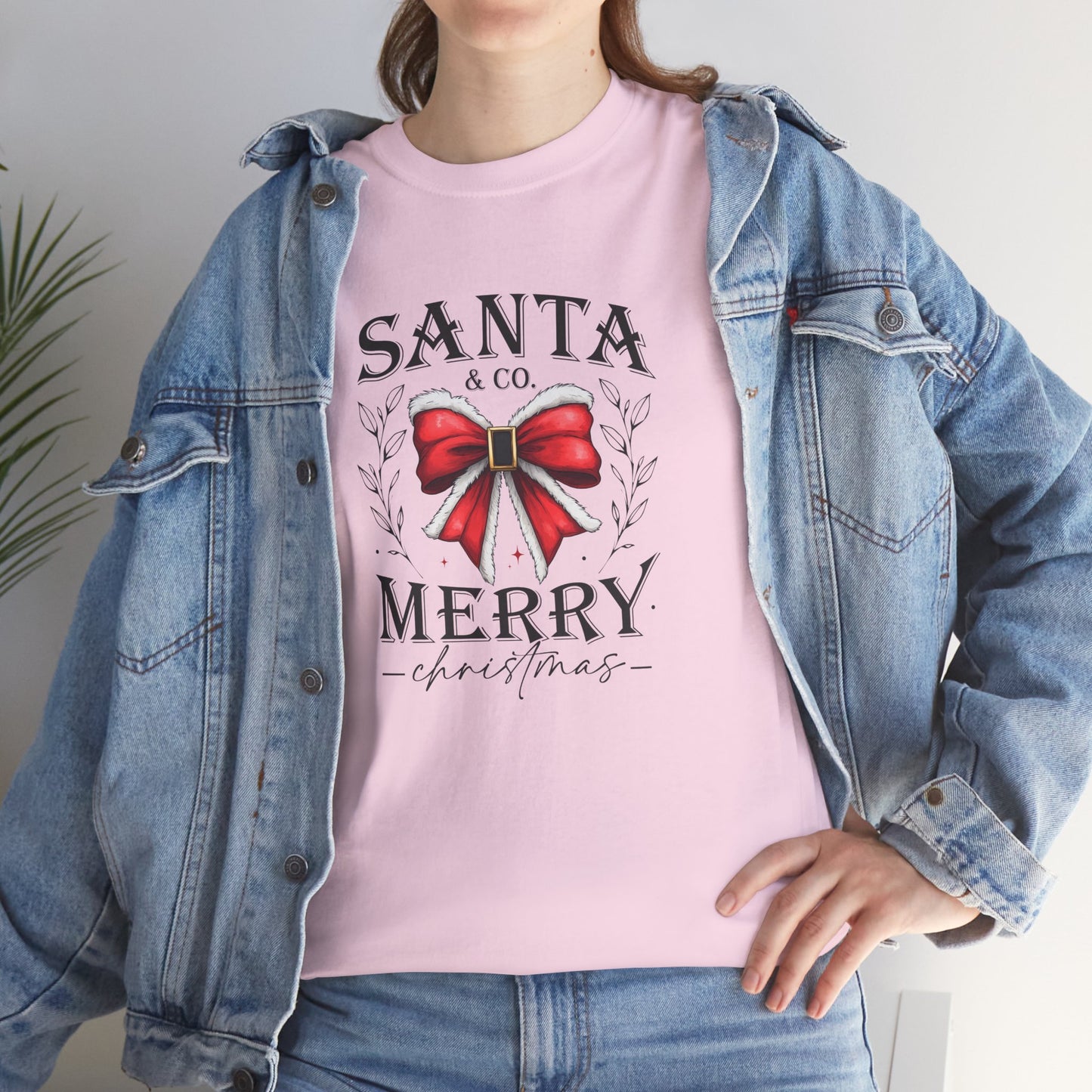 Santa and Company Merry Christmas Unisex Heavy Cotton Tee - sizes S - 5X