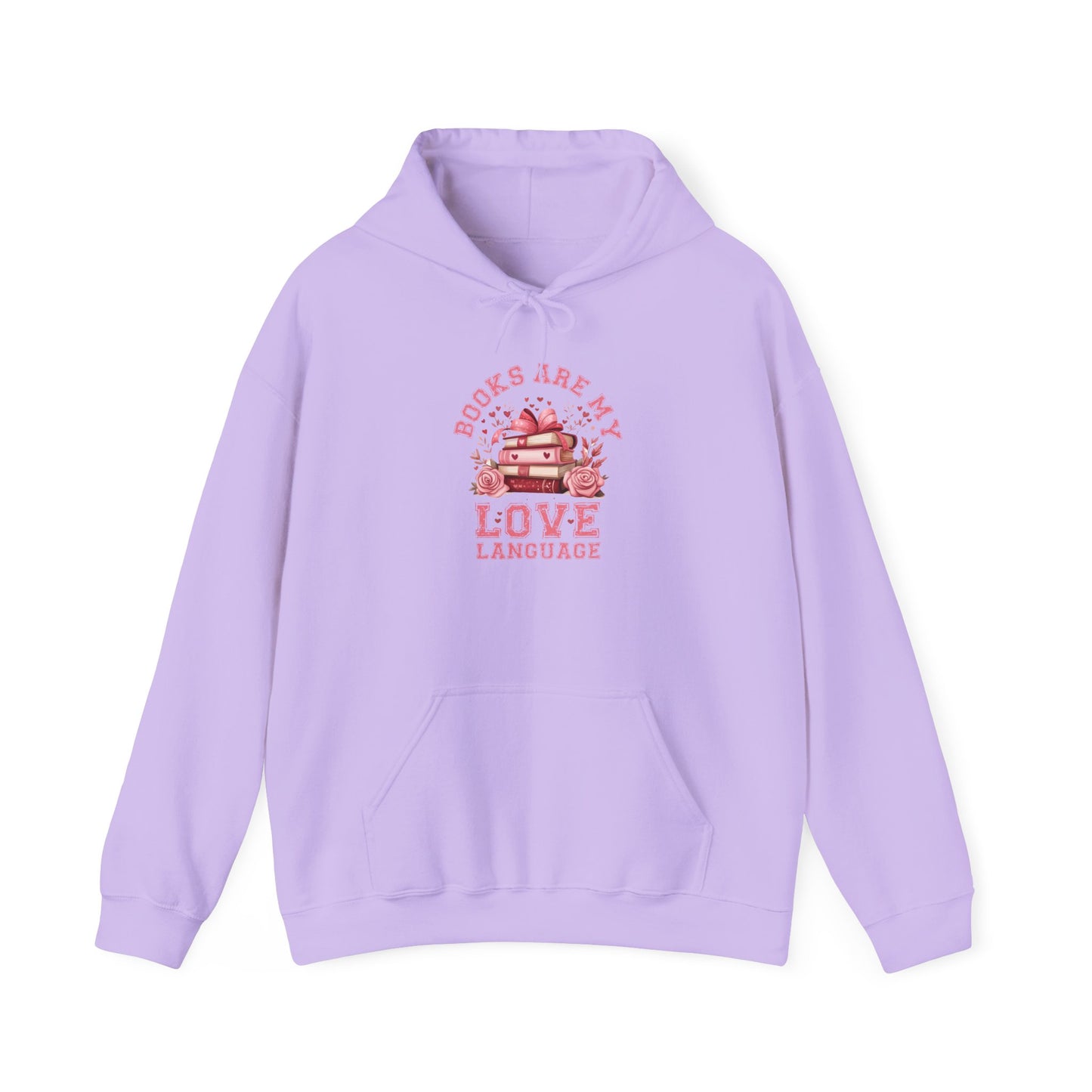 Books are My Love Language Hooded Sweatshirt - sizes S - 5X