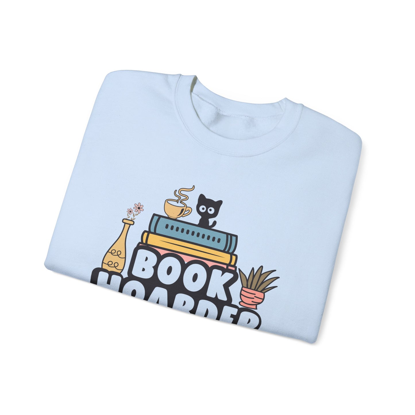 Book Hoarder Unisex Heavy Blend Sweatshirt - size S - 3X