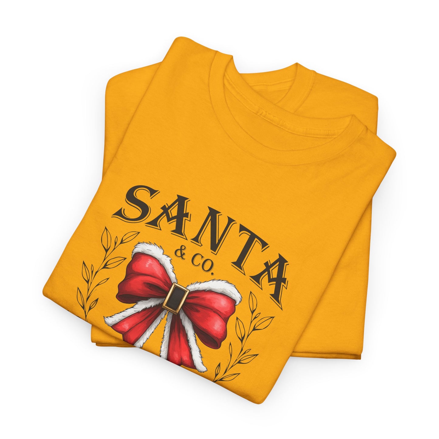 Santa and Company Merry Christmas Unisex Heavy Cotton Tee - sizes S - 5X