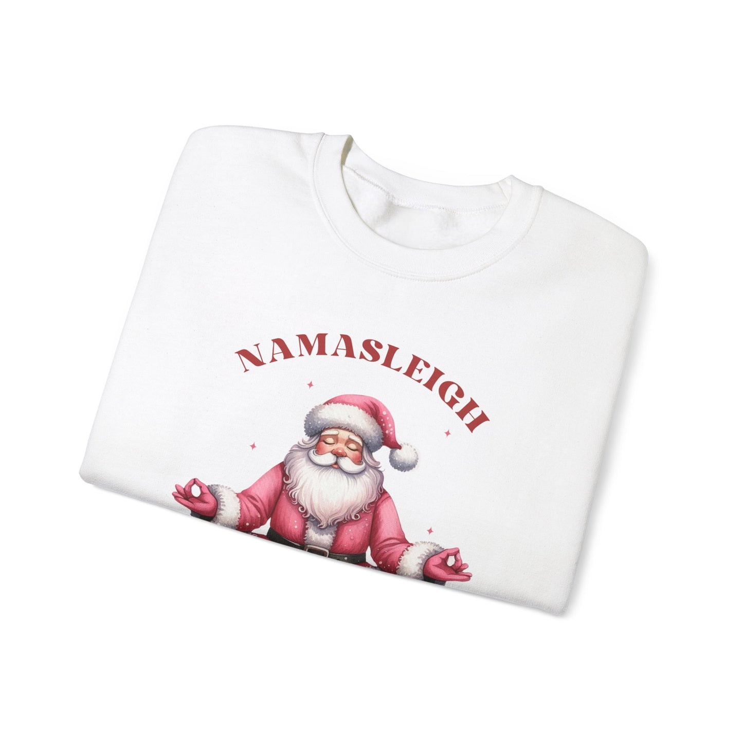 Santa Namasleigh Unisex Heavy Blend™ Crewneck Sweatshirt - size S - 3X