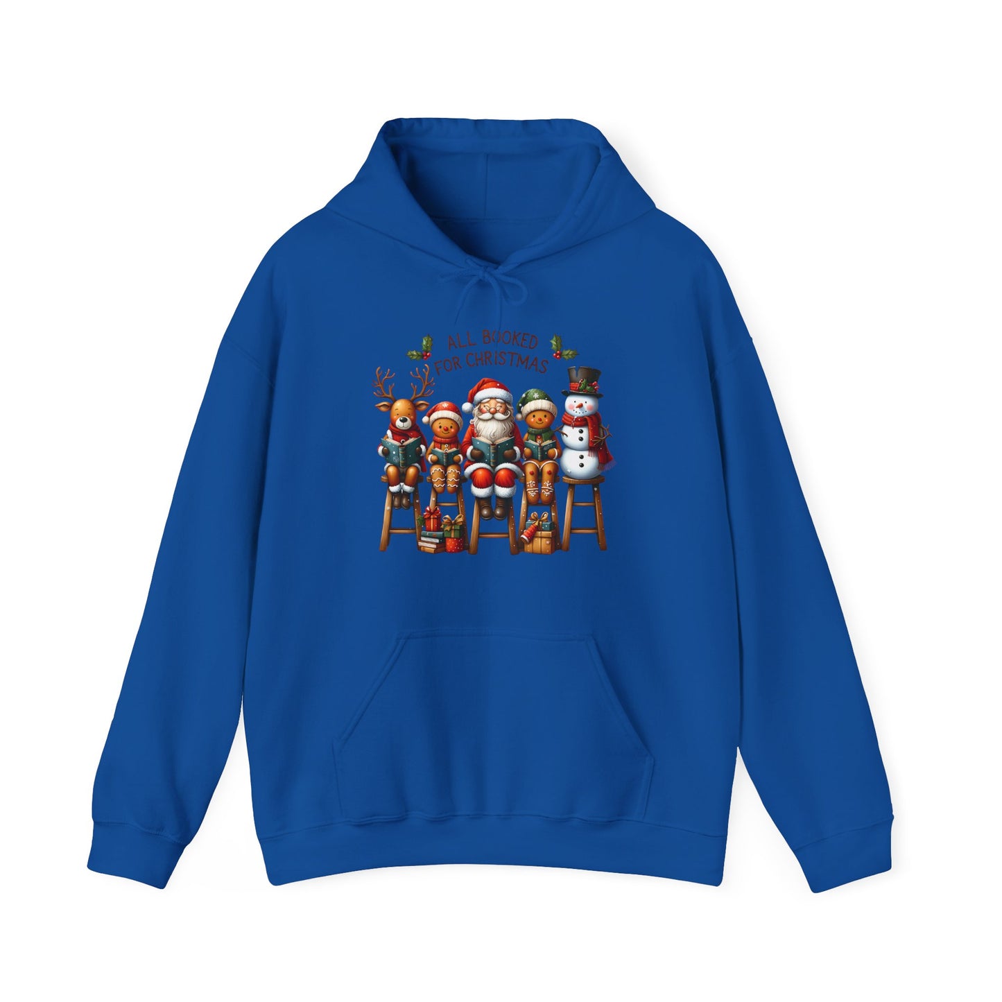 Christmas Bookish UnisexHoodie - All Booked For Christmas