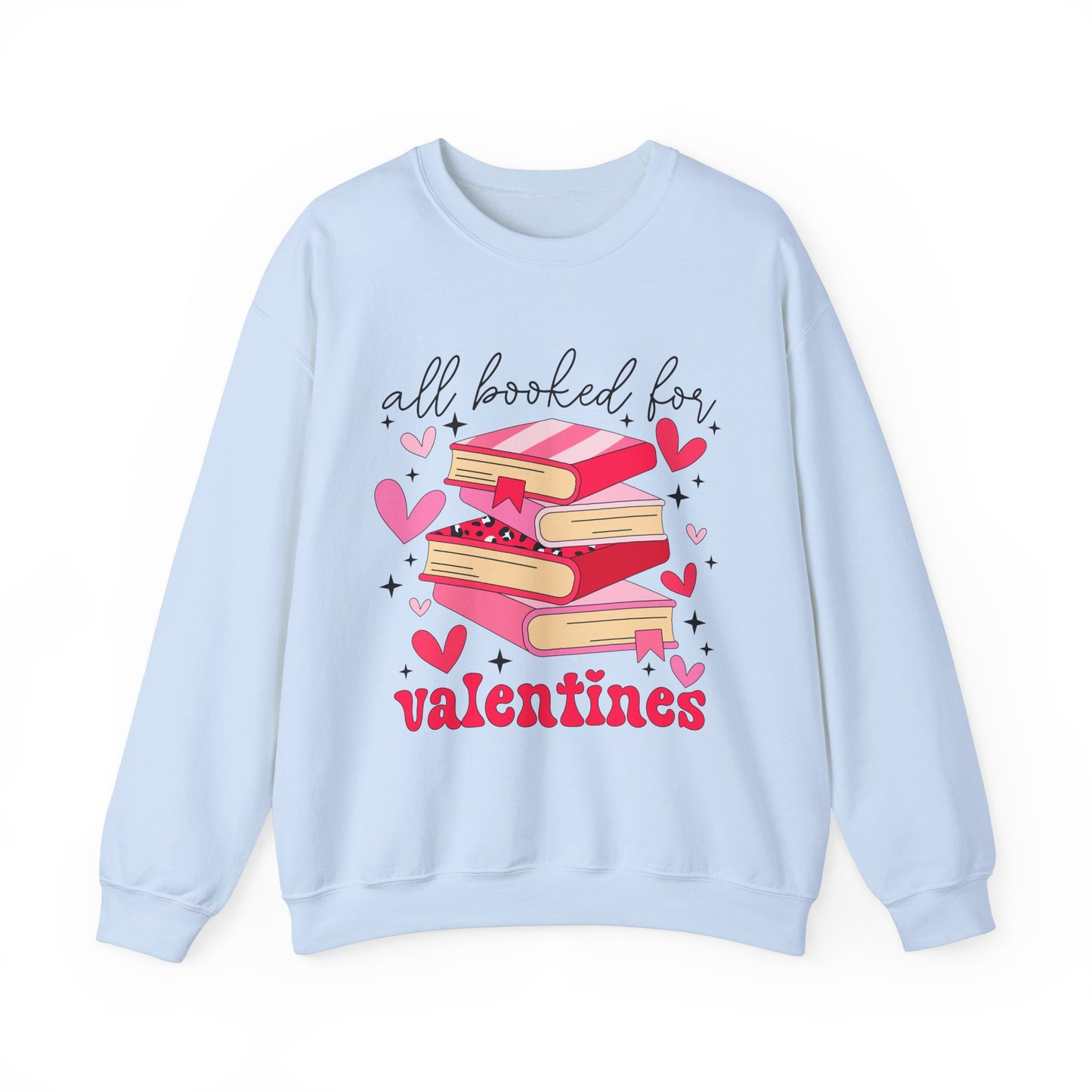 Book Lover Valentine's Day Unisex Sweatshirt - sizes S - 5X