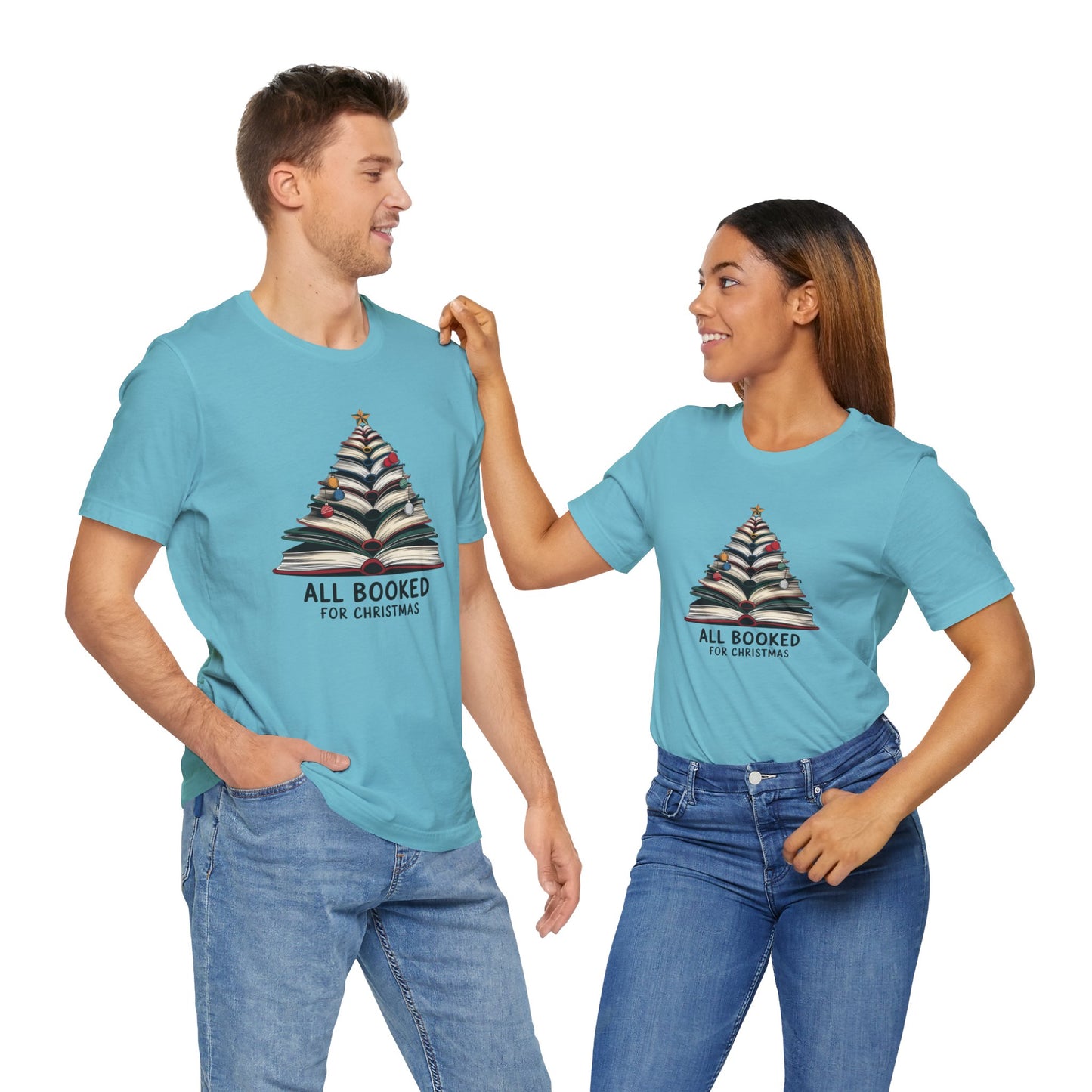 All Booked for Christmas Unisex Jersey Short Sleeve T-shirt - sizes S - 3X