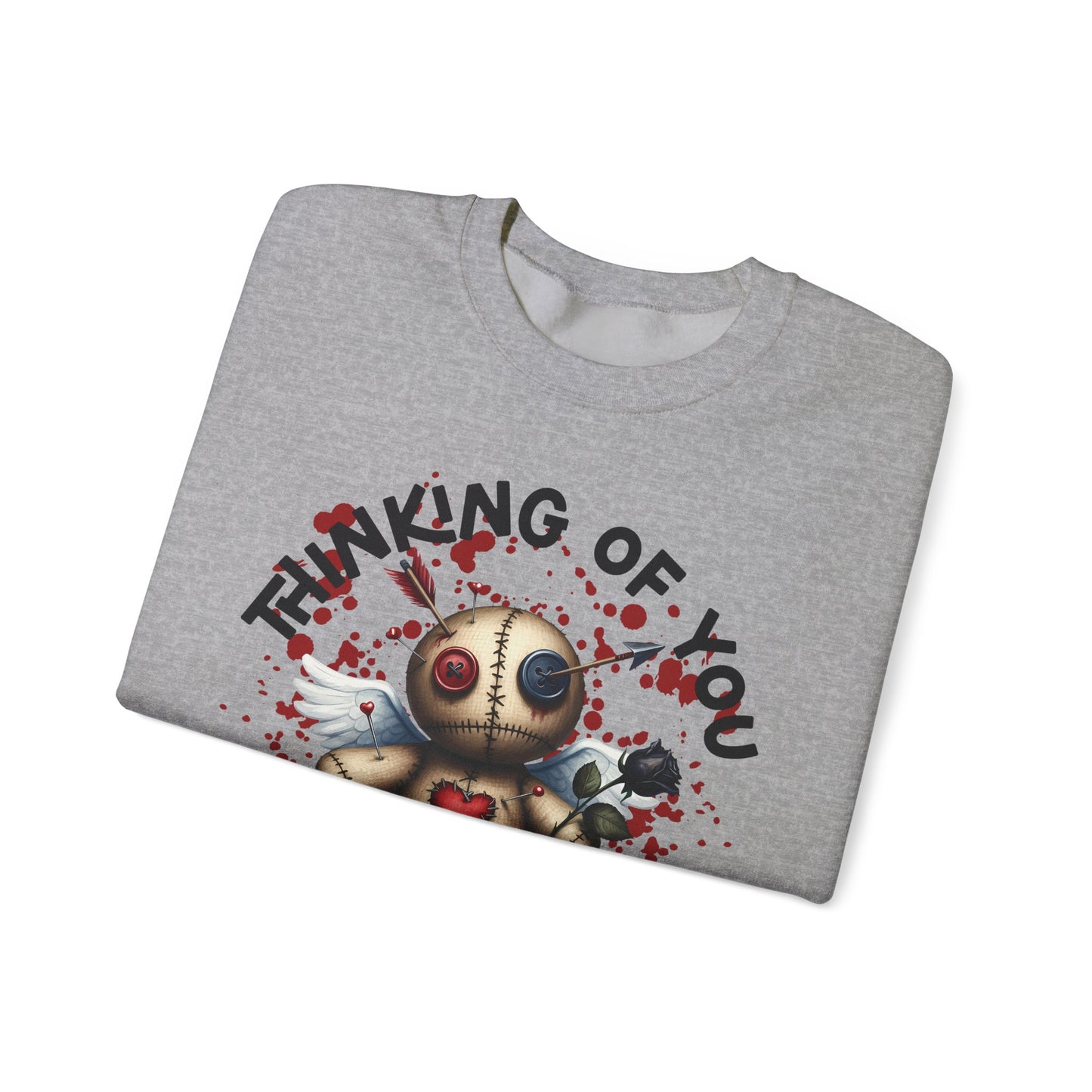 Anti-Valentine Thinking of You Unisex Heavy Blend™ Crewneck Sweatshirt - S - 5X