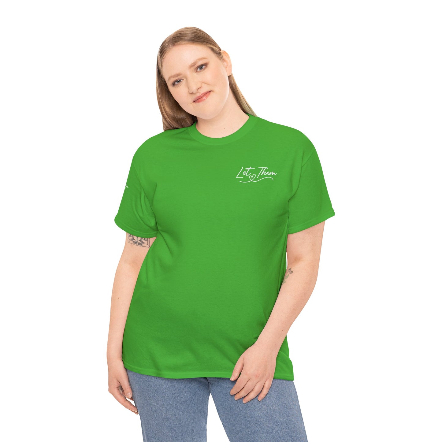 Let Them Unisex Heavy Cotton Tee