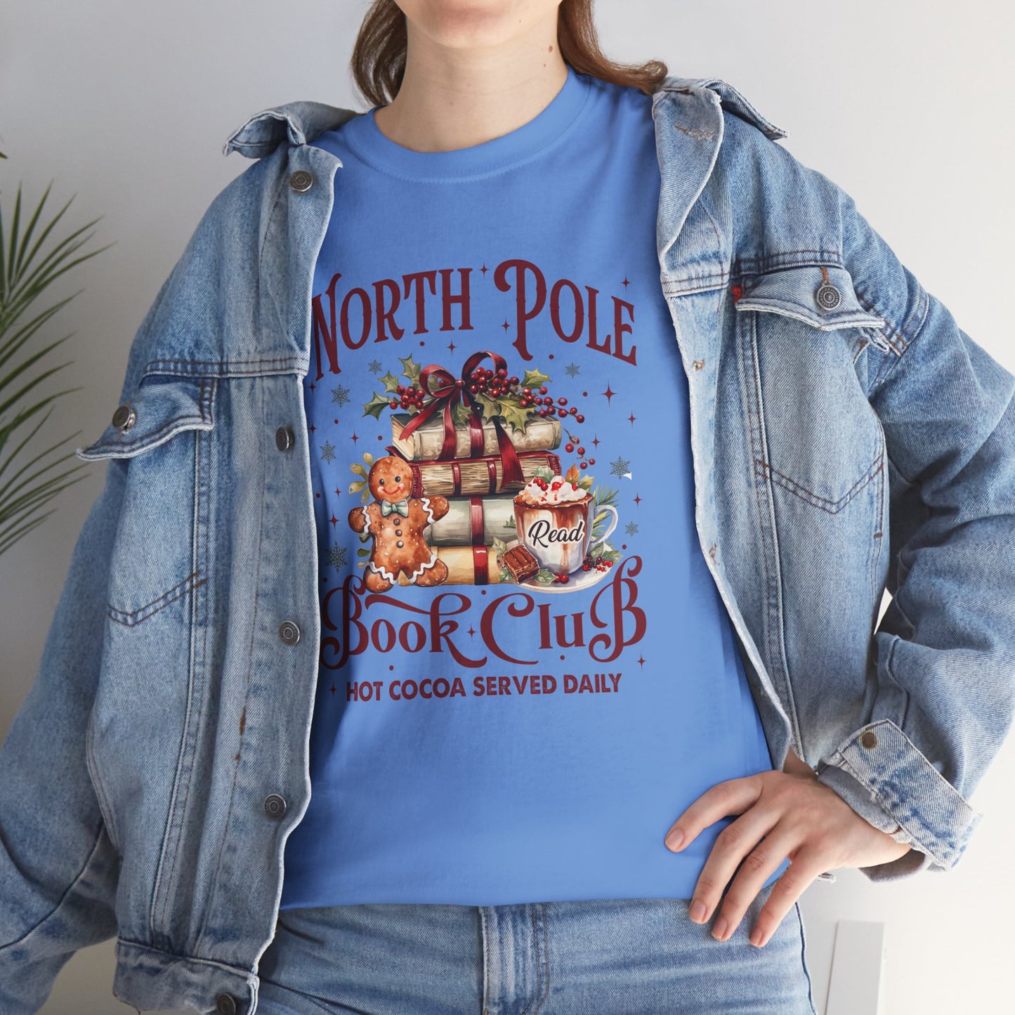 North Pole Book Club Unisex Heavy Cotton Tee - sizes S - 3X