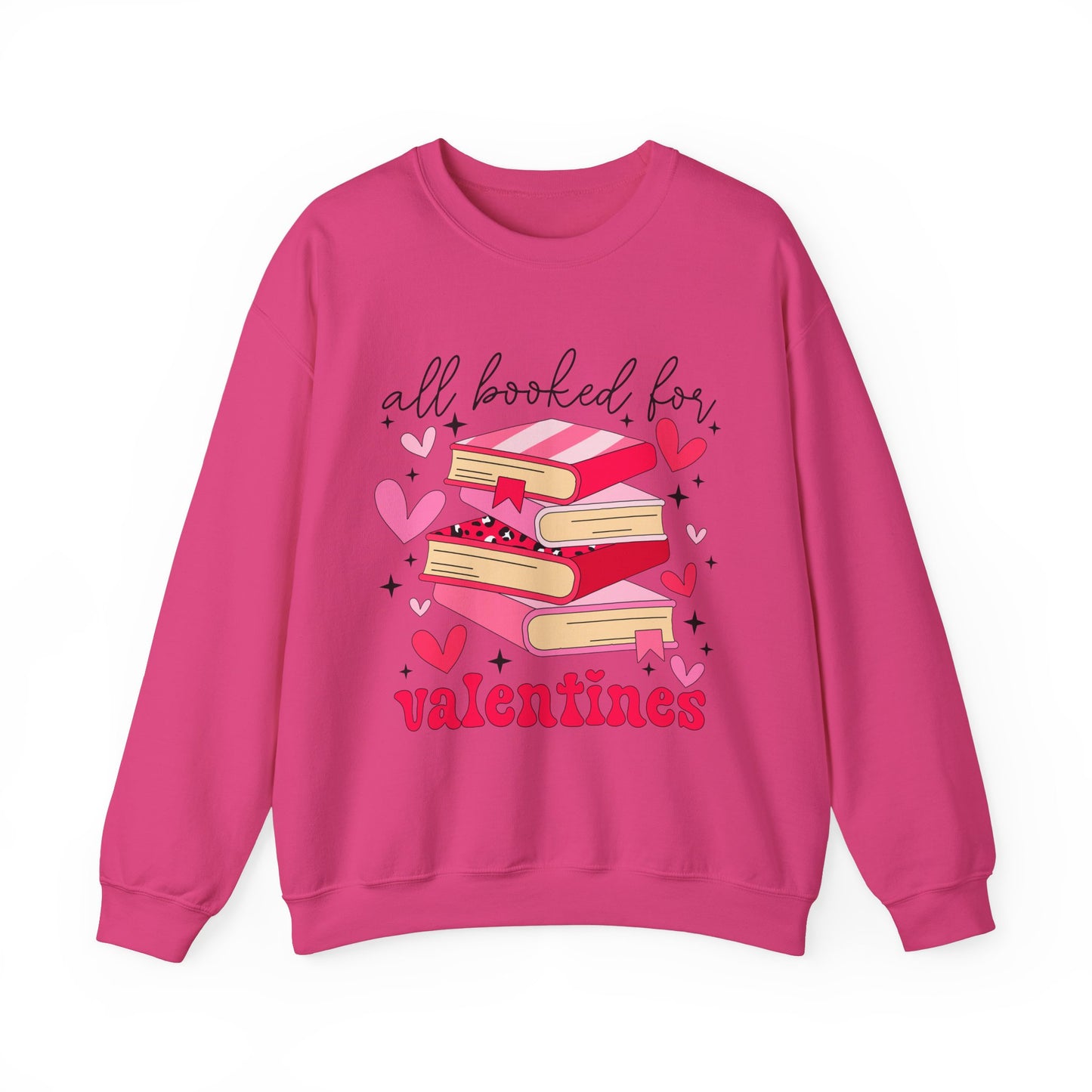Book Lover Valentine's Day Unisex Sweatshirt - sizes S - 5X