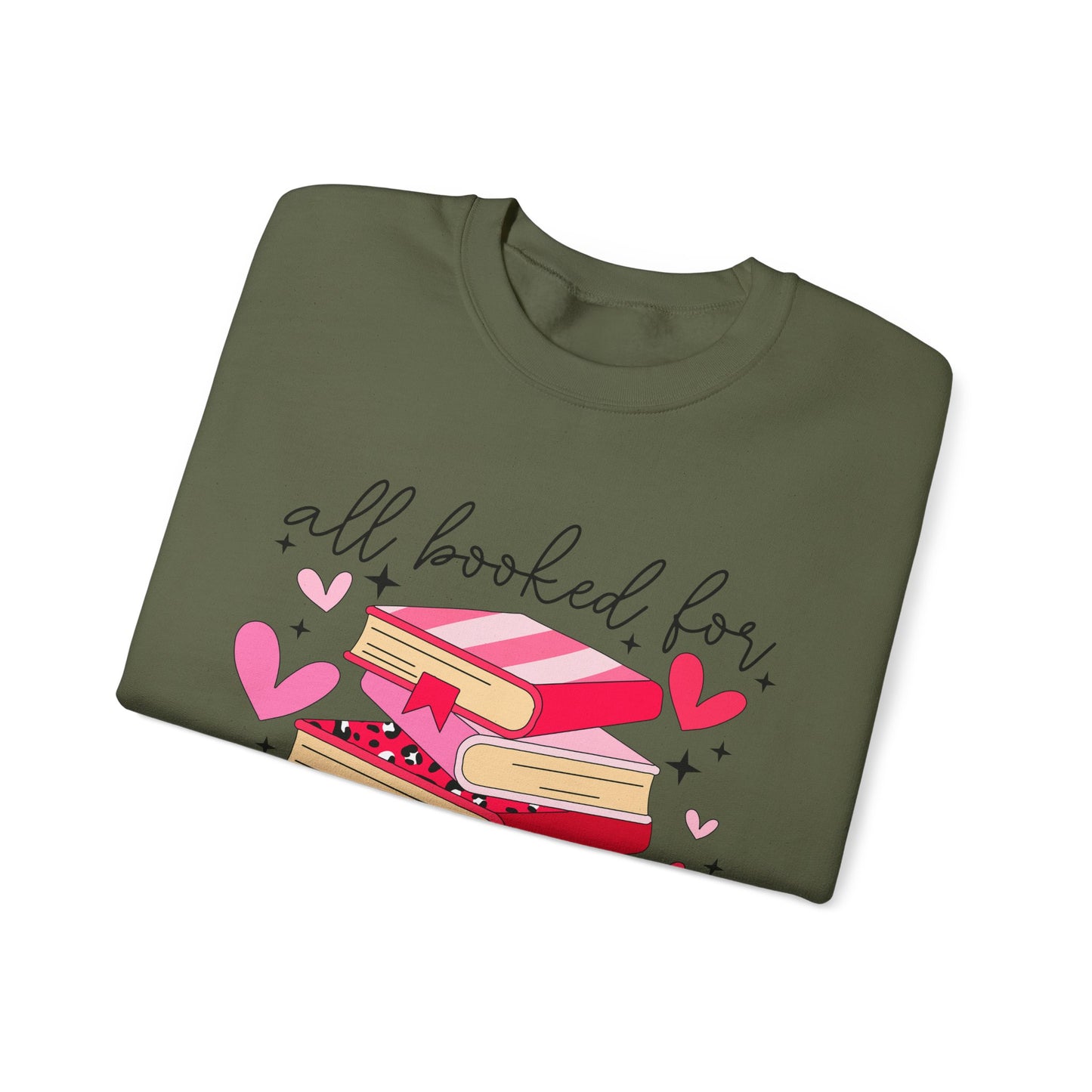 Book Lover Valentine's Day Unisex Sweatshirt - sizes S - 5X