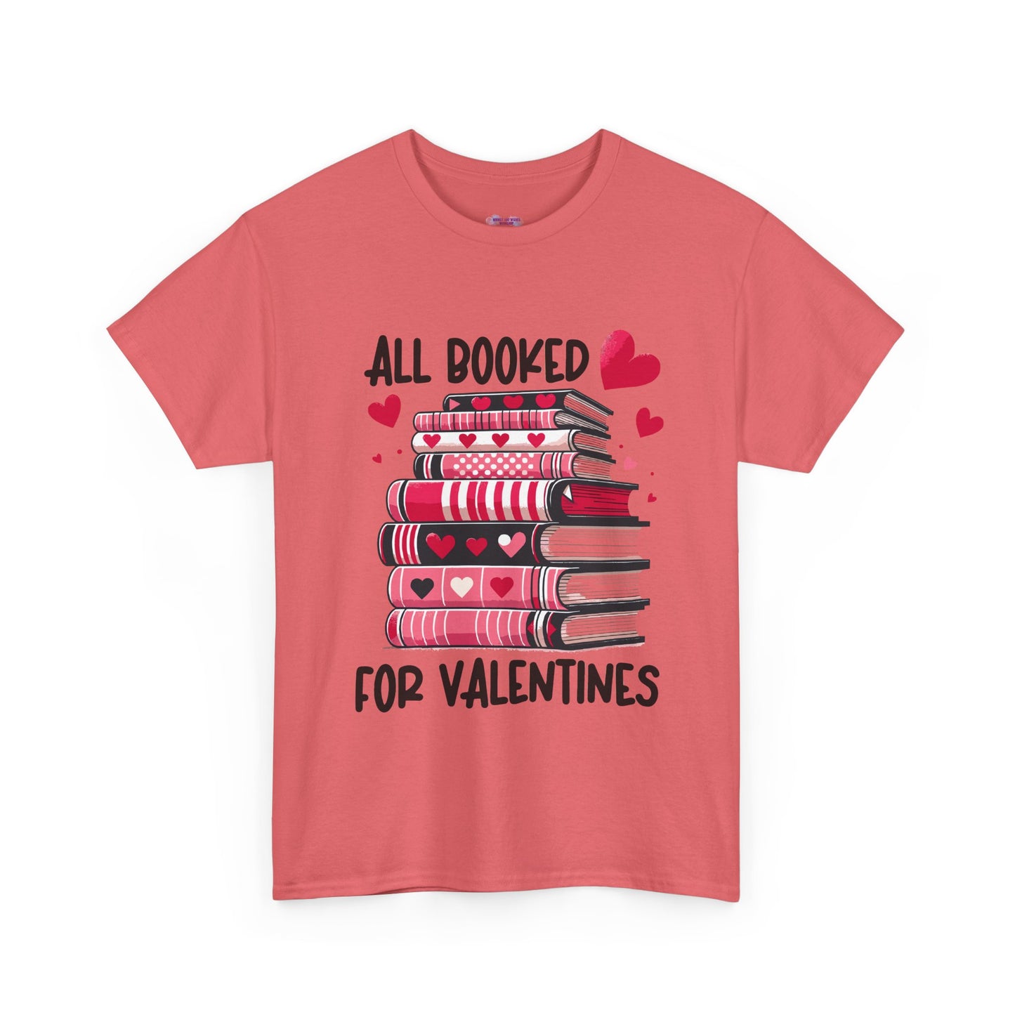 Valentine's Day Book Lover Unisex Tee - sizes S - 5X