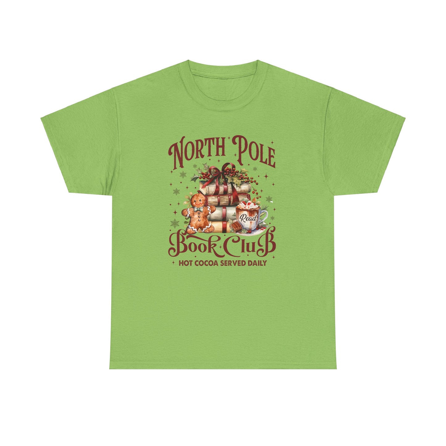 North Pole Book Club Unisex Heavy Cotton Tee - sizes S - 3X